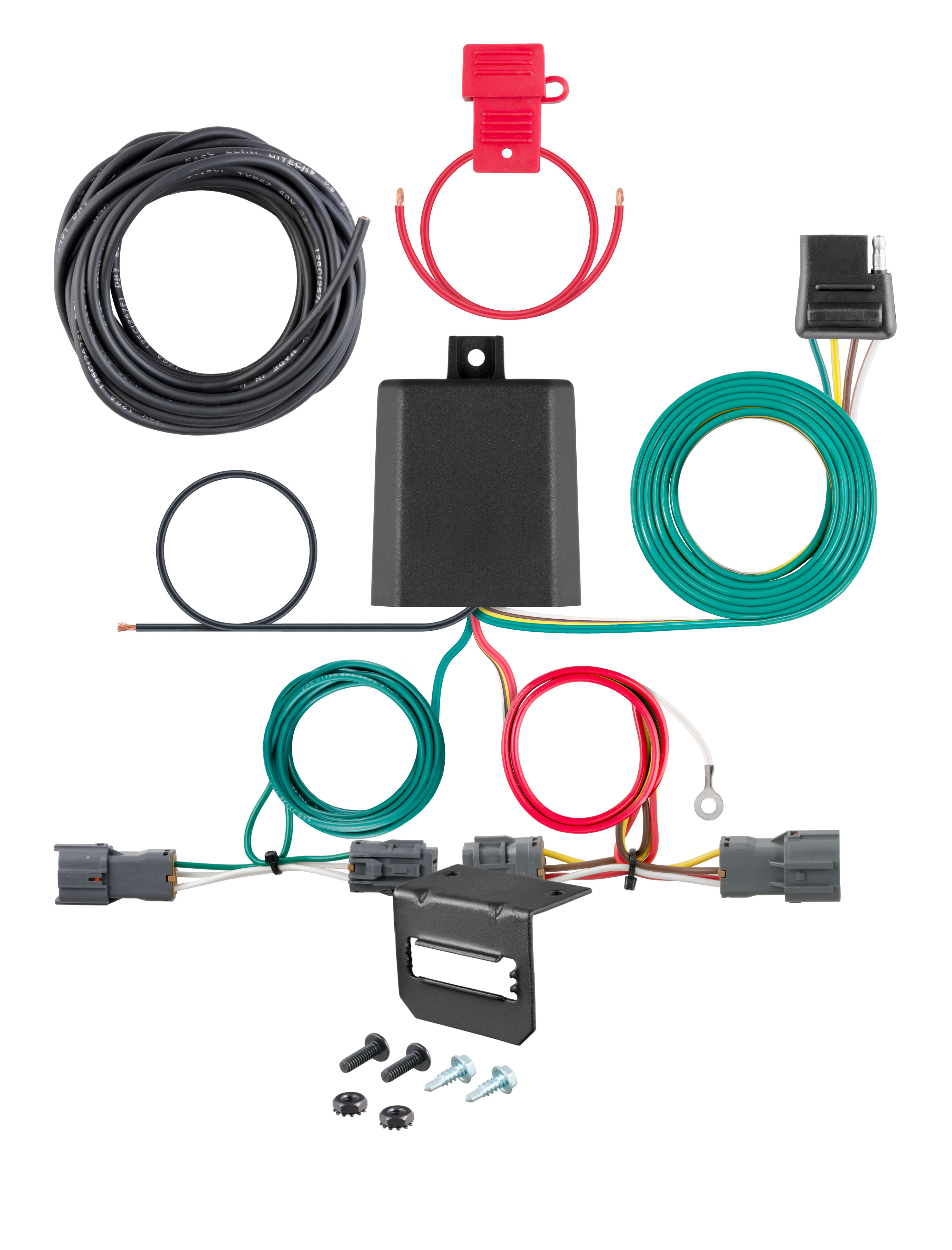 11-13 KIA Sorento CURT 4-flat Plug and Play Trailer Wiring thumbnail 0