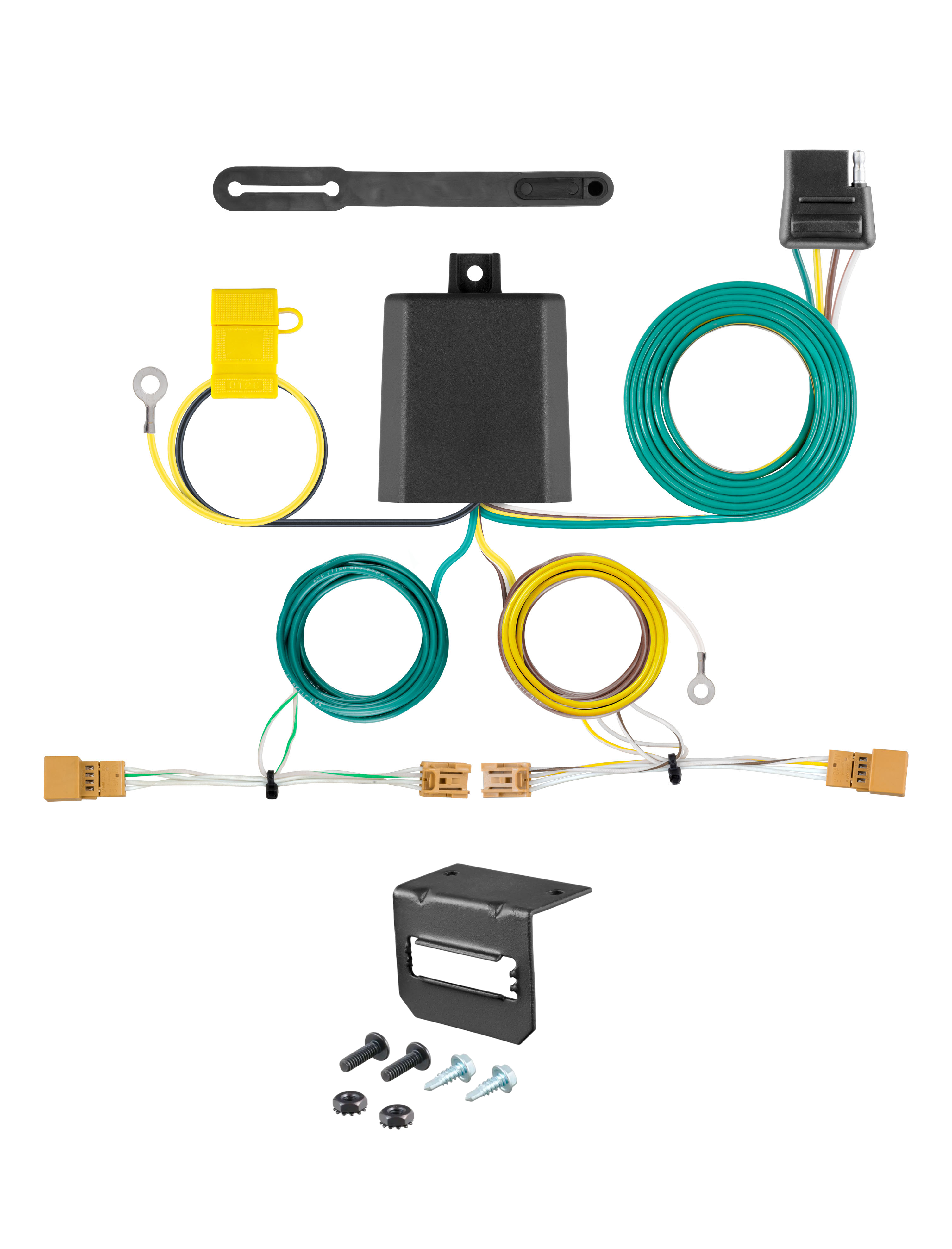 13-17 Audi Q5 Excluding hybrid CURT 4-flat Plug and Play Trailer Wiring thumbnail 0