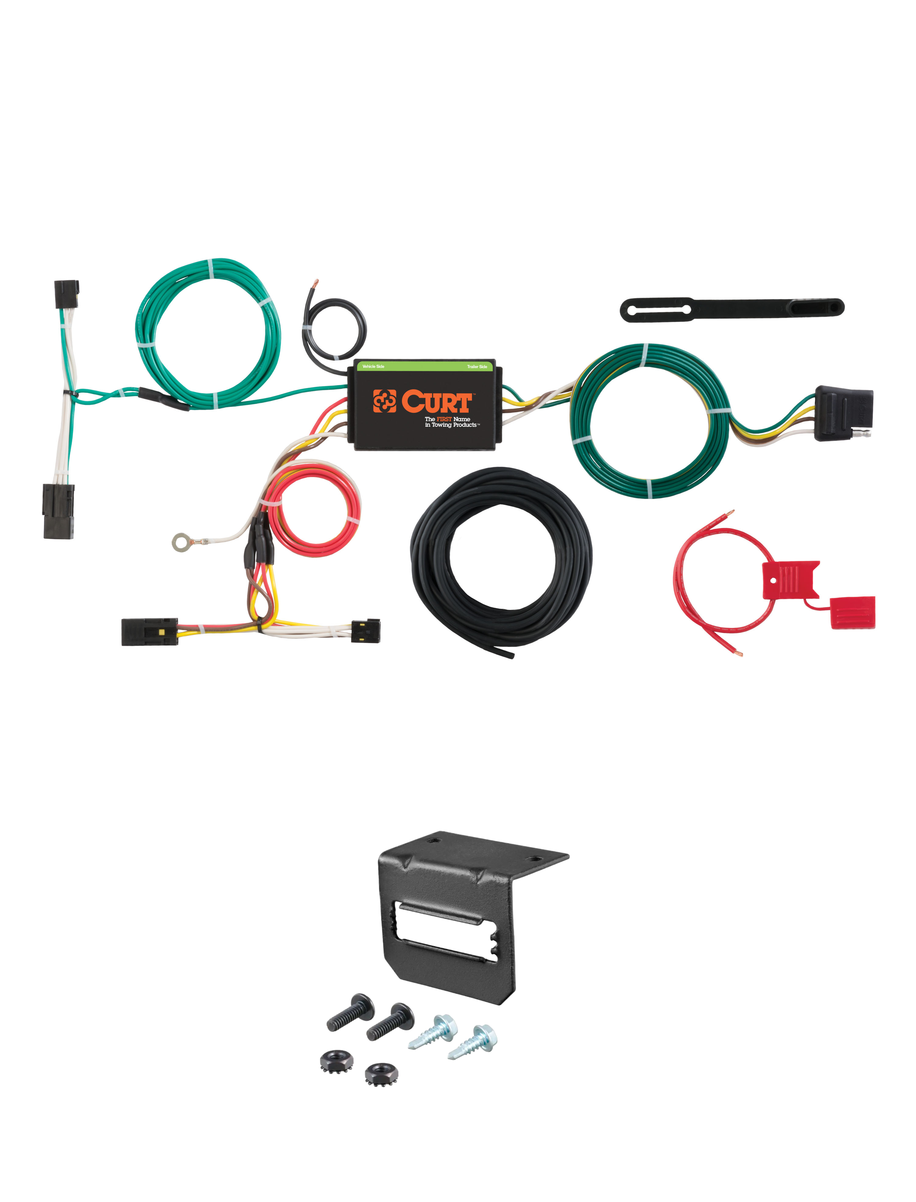 13-15 Chevrolet Captiva Sport CURT 4-flat Plug and Play Trailer Wiring thumbnail 0