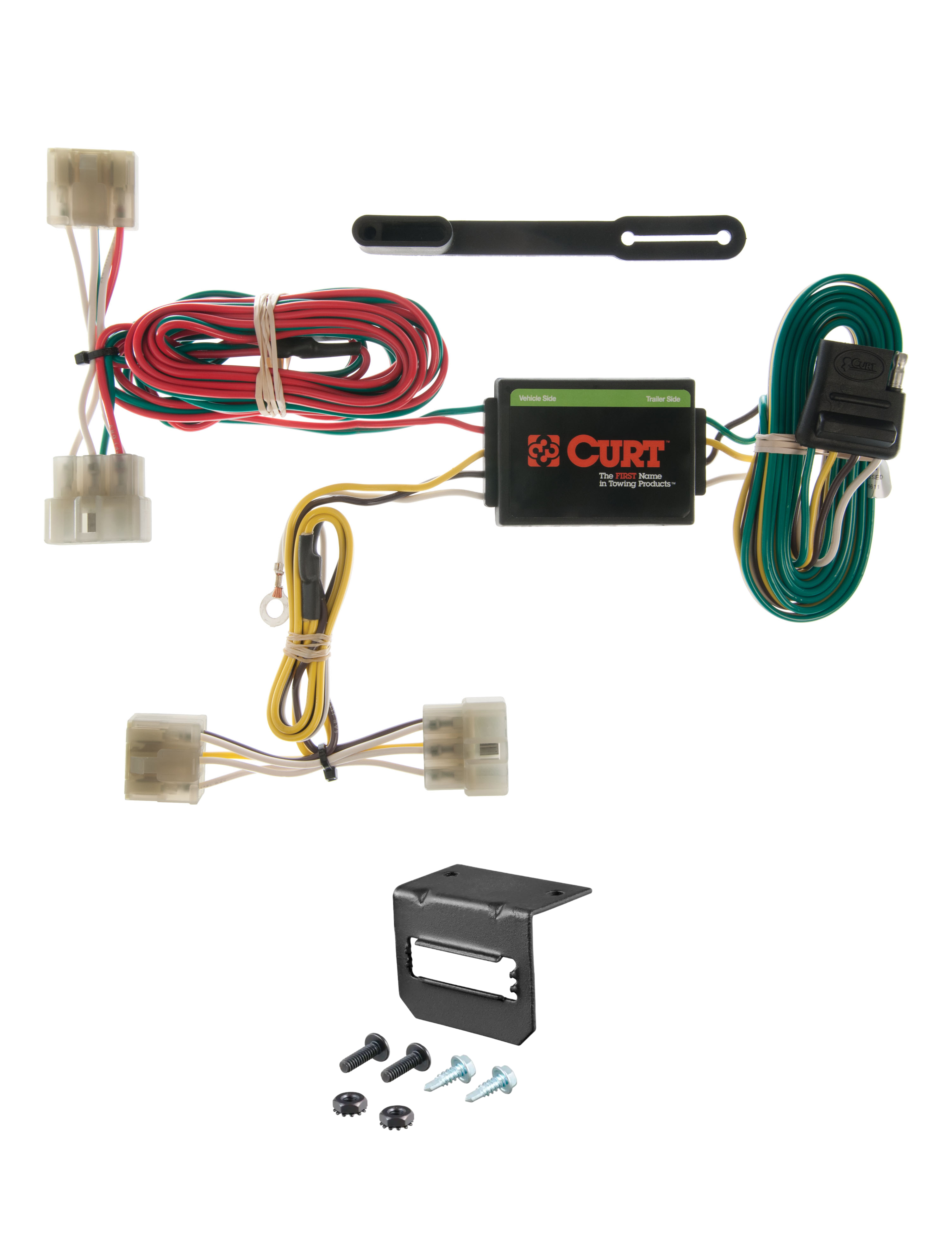 98-02 KIA Sportage CURT 4-flat Plug and Play Trailer Wiring thumbnail 0