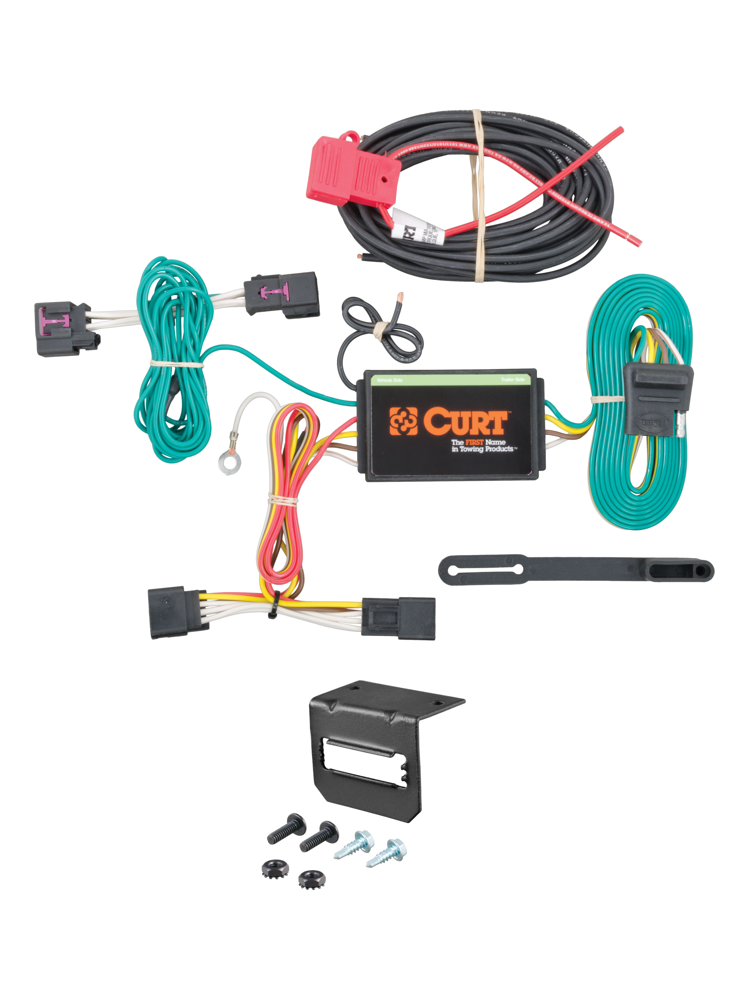 16-16 Chevrolet Cruze Limited CURT 4-flat Plug and Play Trailer Wiring thumbnail 0