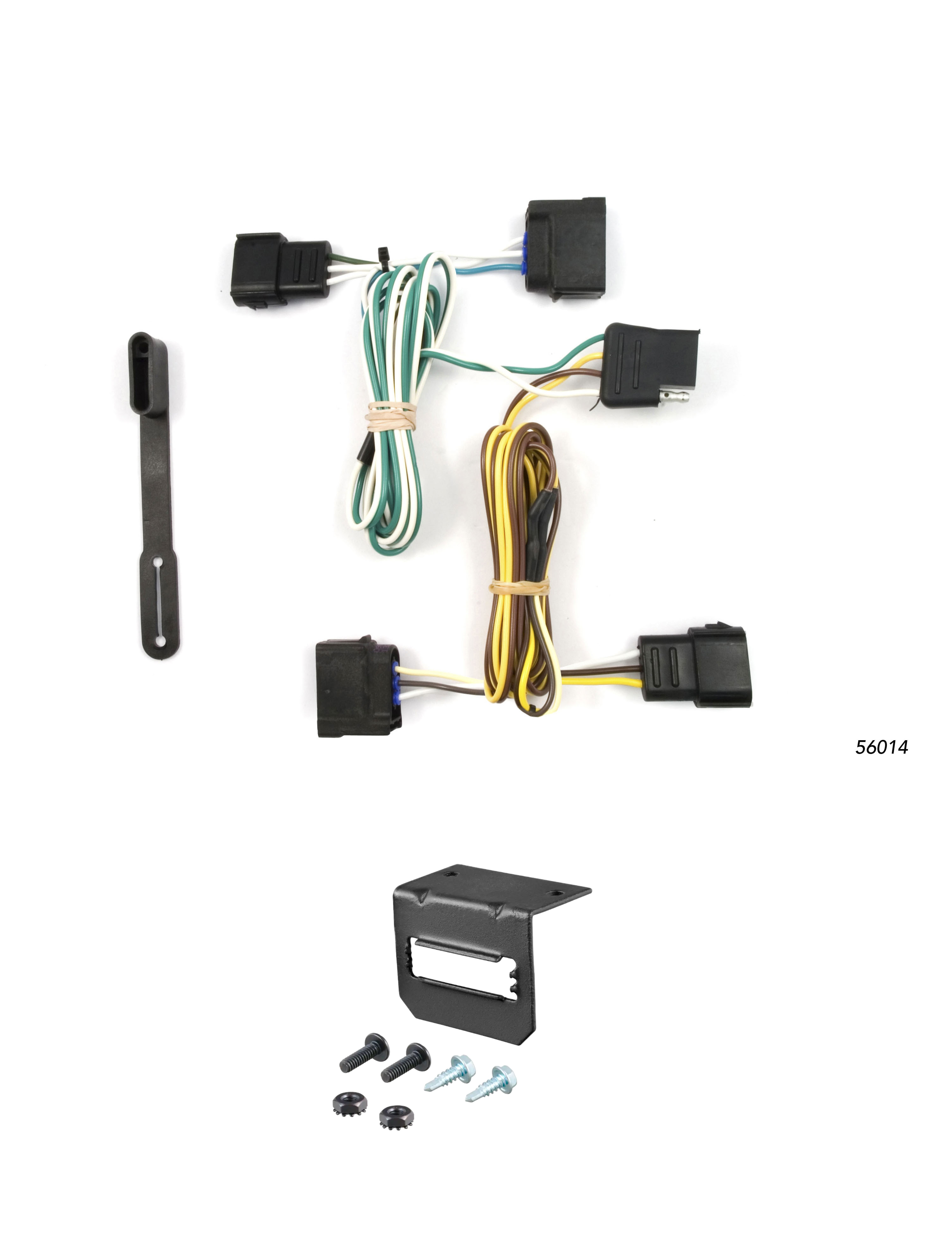 05-11 Chevrolet Corvette Coupe and convertible, excluding dual mode exhaust CURT 4-flat Plug and Play Trailer Wiring thumbnail 0