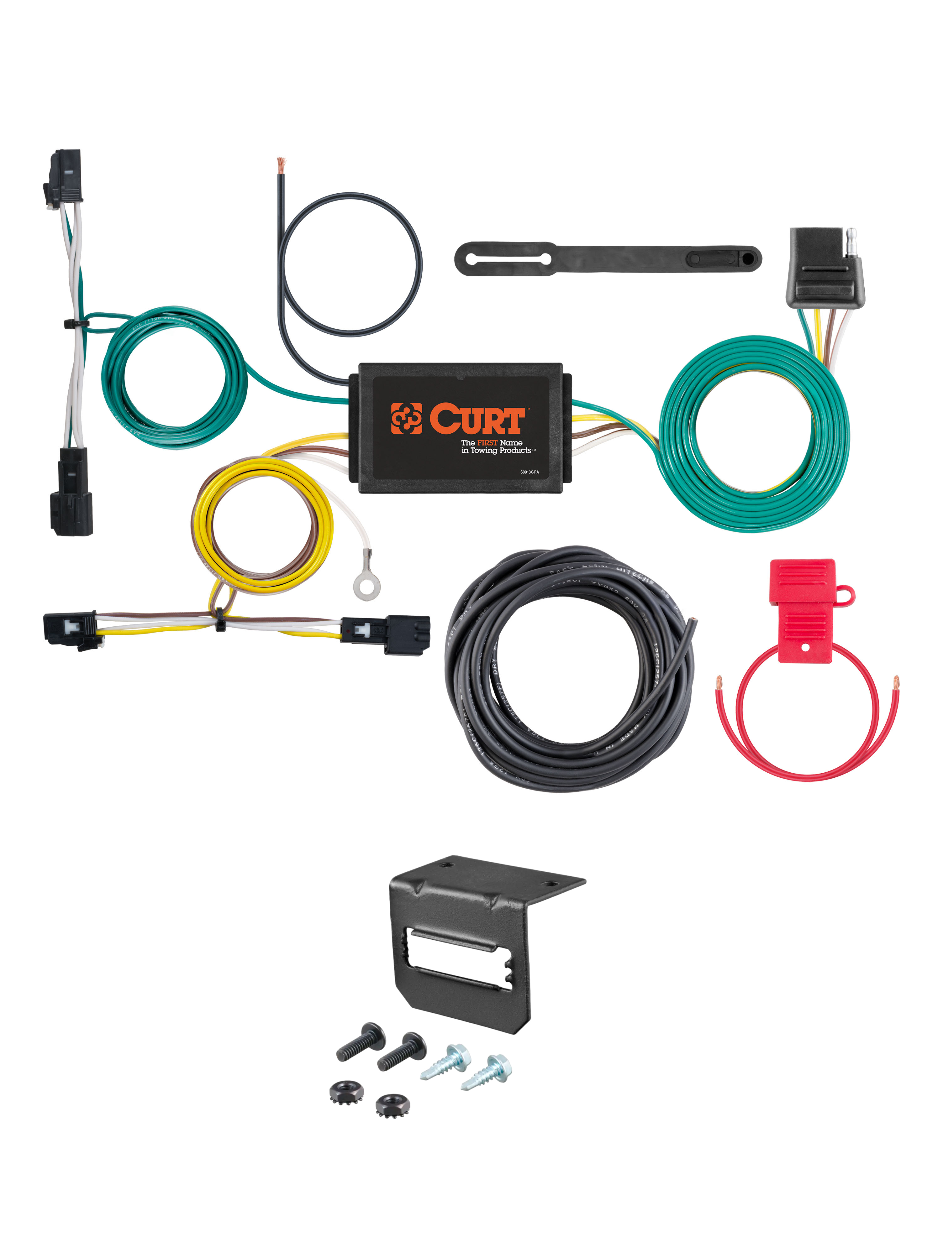 16-24 Chevrolet Malibu Sedan CURT 4-flat Plug and Play Trailer Wiring thumbnail 0