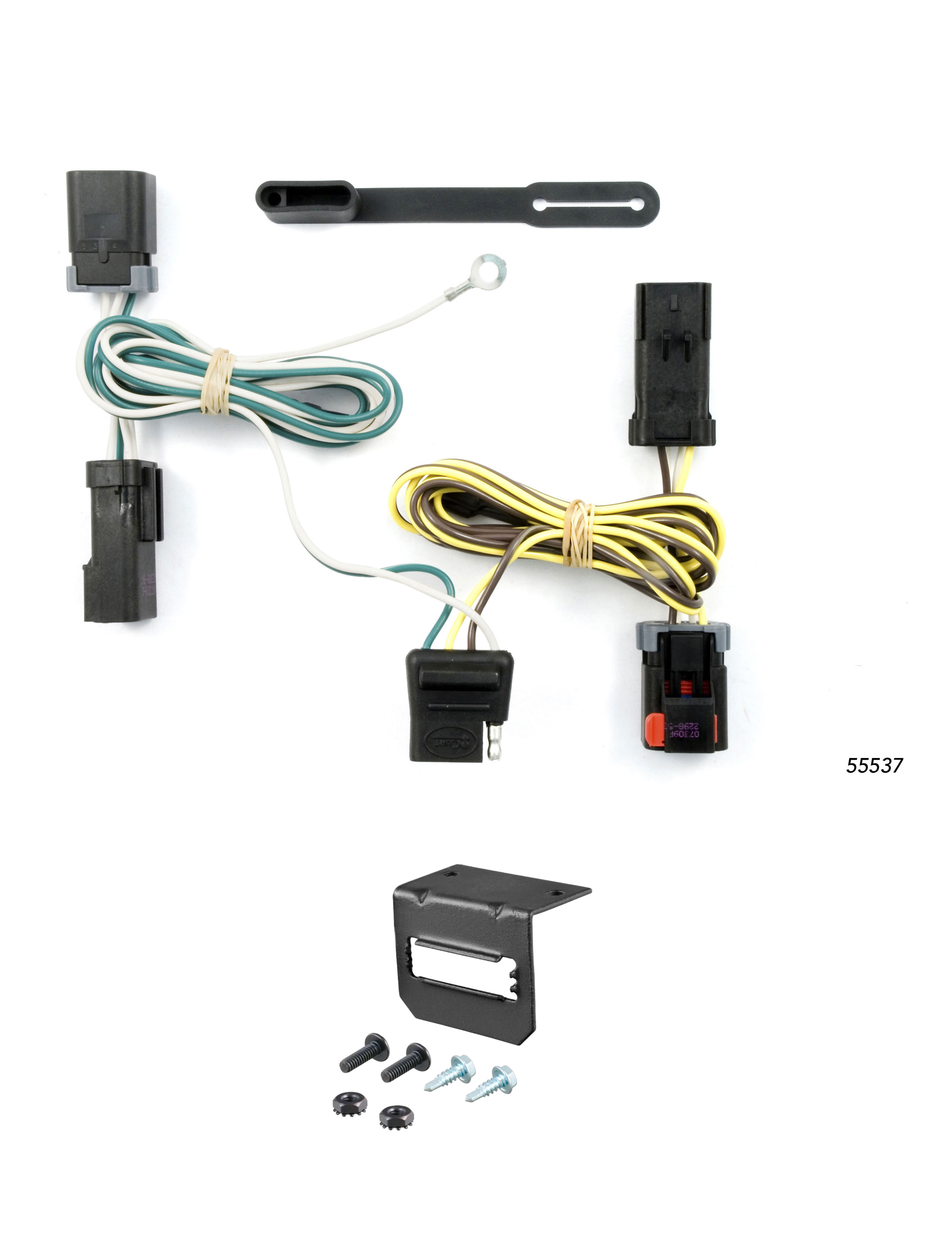 04-07 Chrysler Town & Country With Stow 'n Go CURT 4-flat Plug and Play Trailer Wiring thumbnail 0