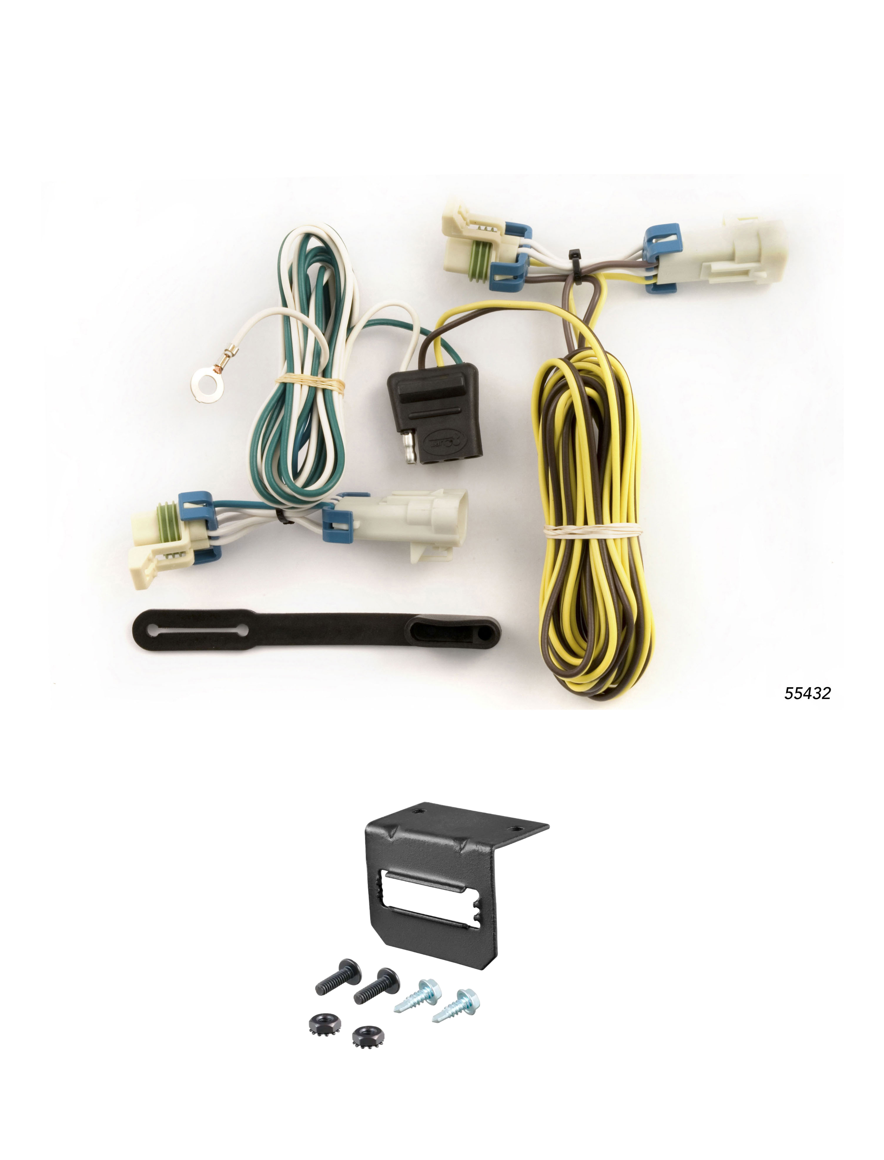 05-10 Chevrolet Cobalt Coupe, SS only CURT 4-flat Plug and Play Trailer Wiring thumbnail 0