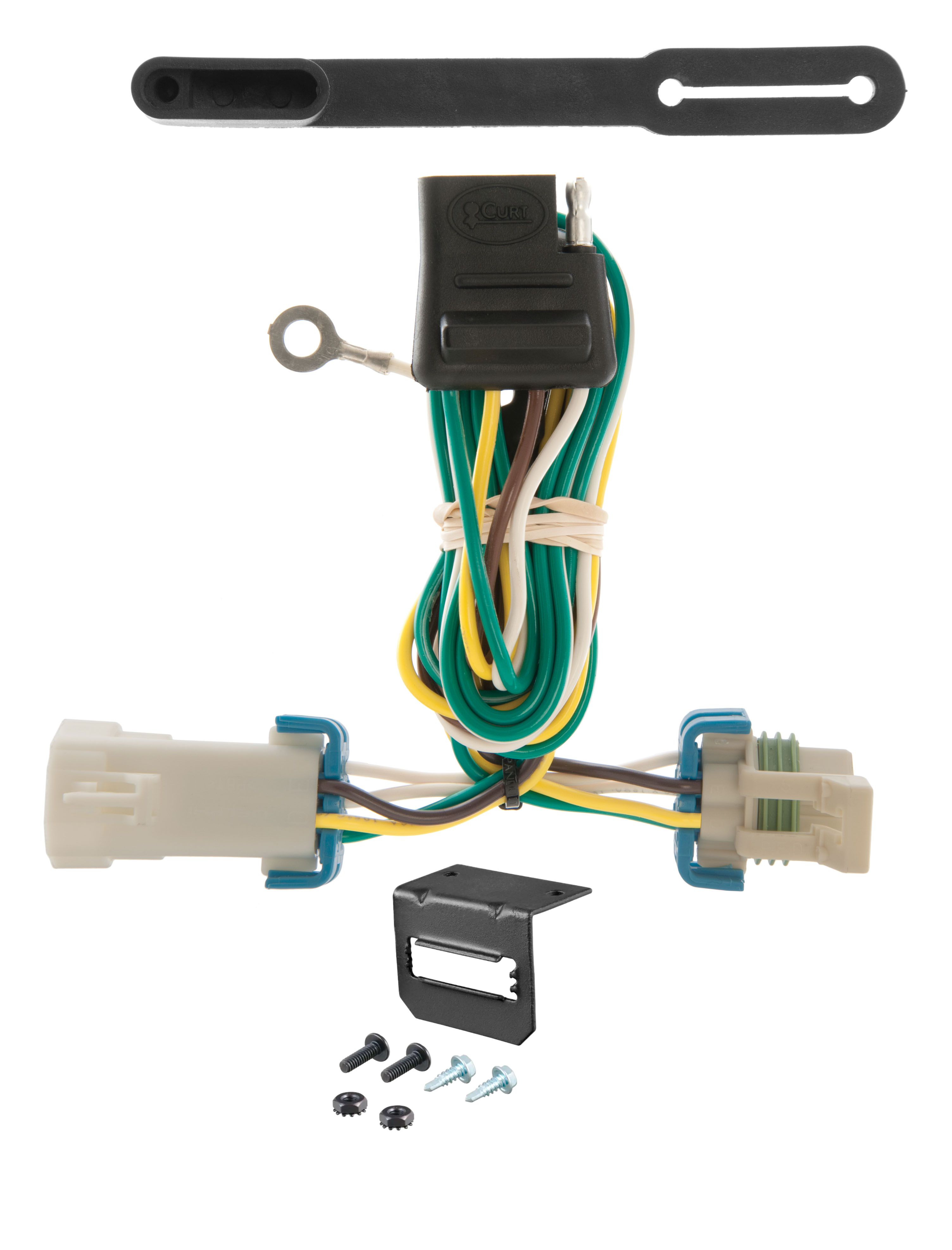 98-04 Chevrolet S10 CURT 4-flat Plug and Play Trailer Wiring thumbnail 0