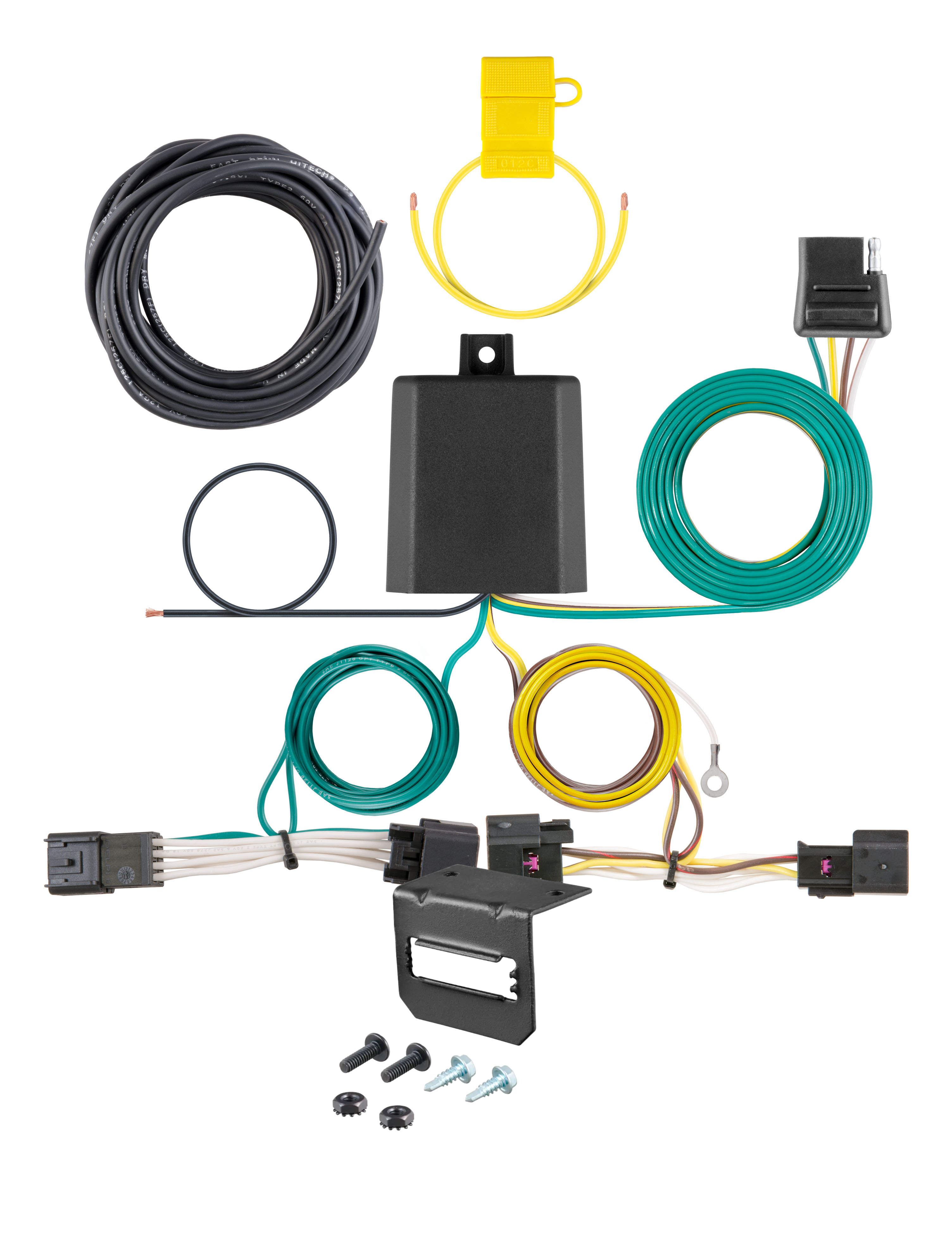 12-16 Chevrolet Sonic Sedan CURT 4-flat Plug and Play Trailer Wiring thumbnail 0