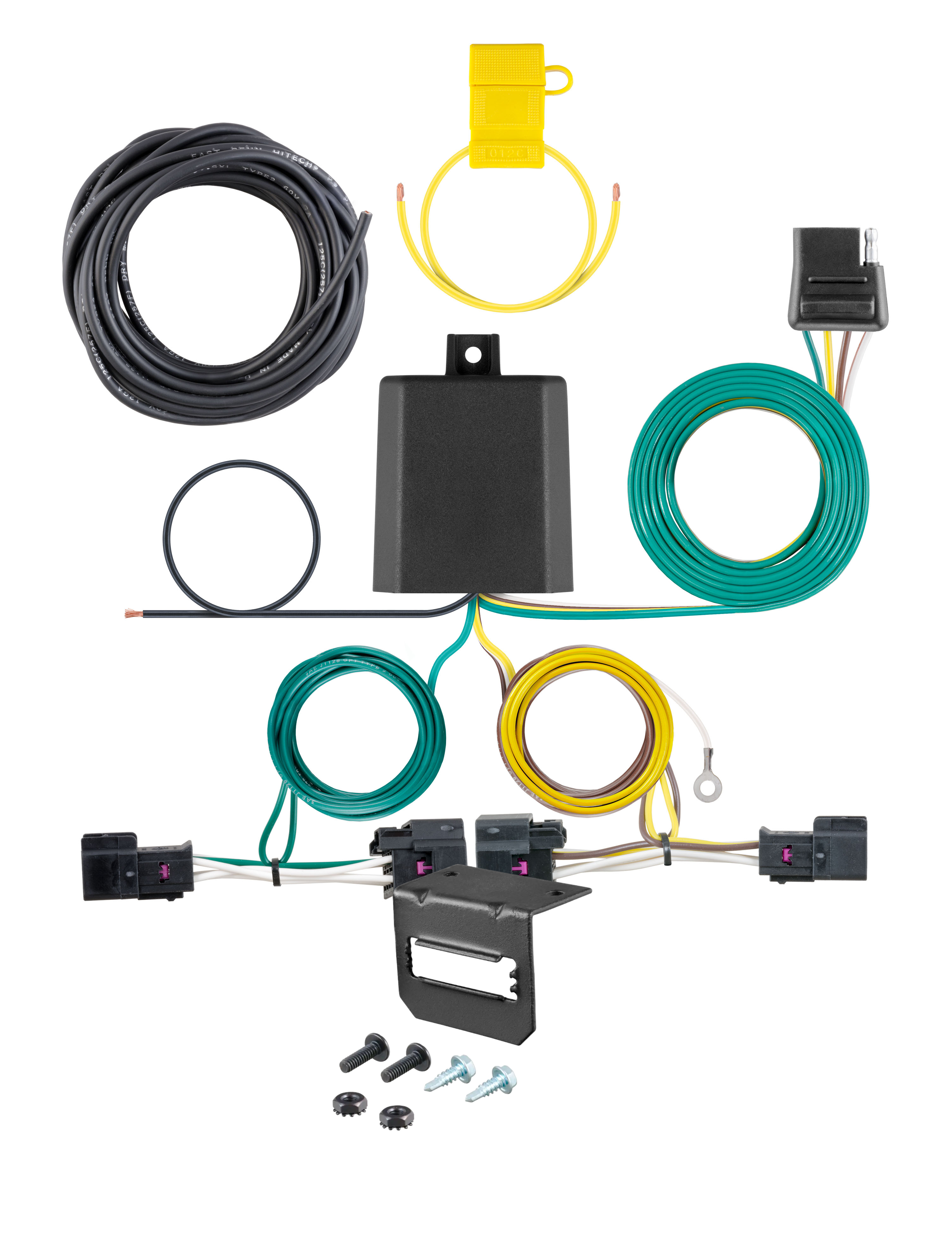 17-20 Chevrolet Sonic Hatchback CURT 4-flat Plug and Play Trailer Wiring thumbnail 0