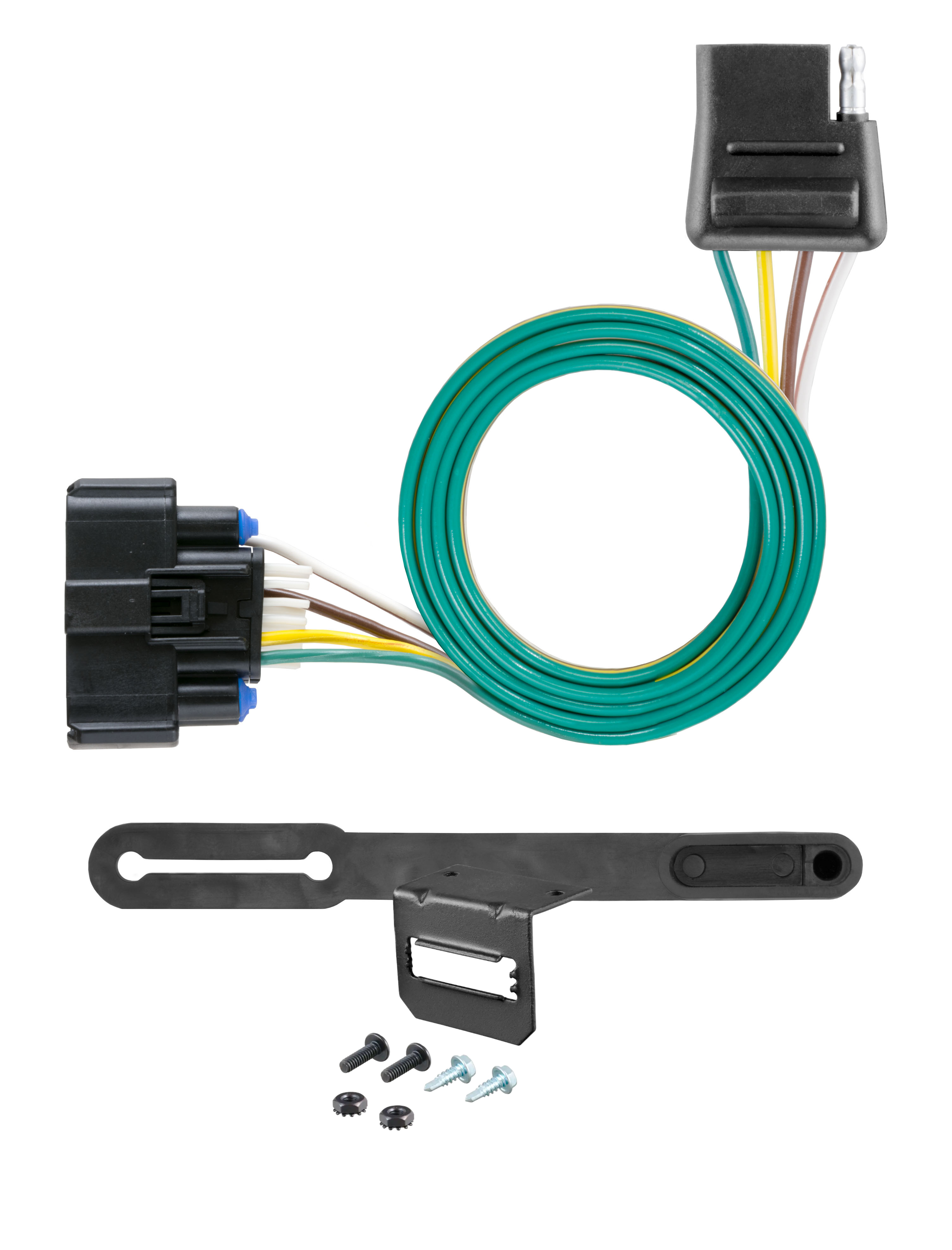18-23 Chevrolet Traverse CURT 4-flat Plug and Play Trailer Wiring thumbnail 0