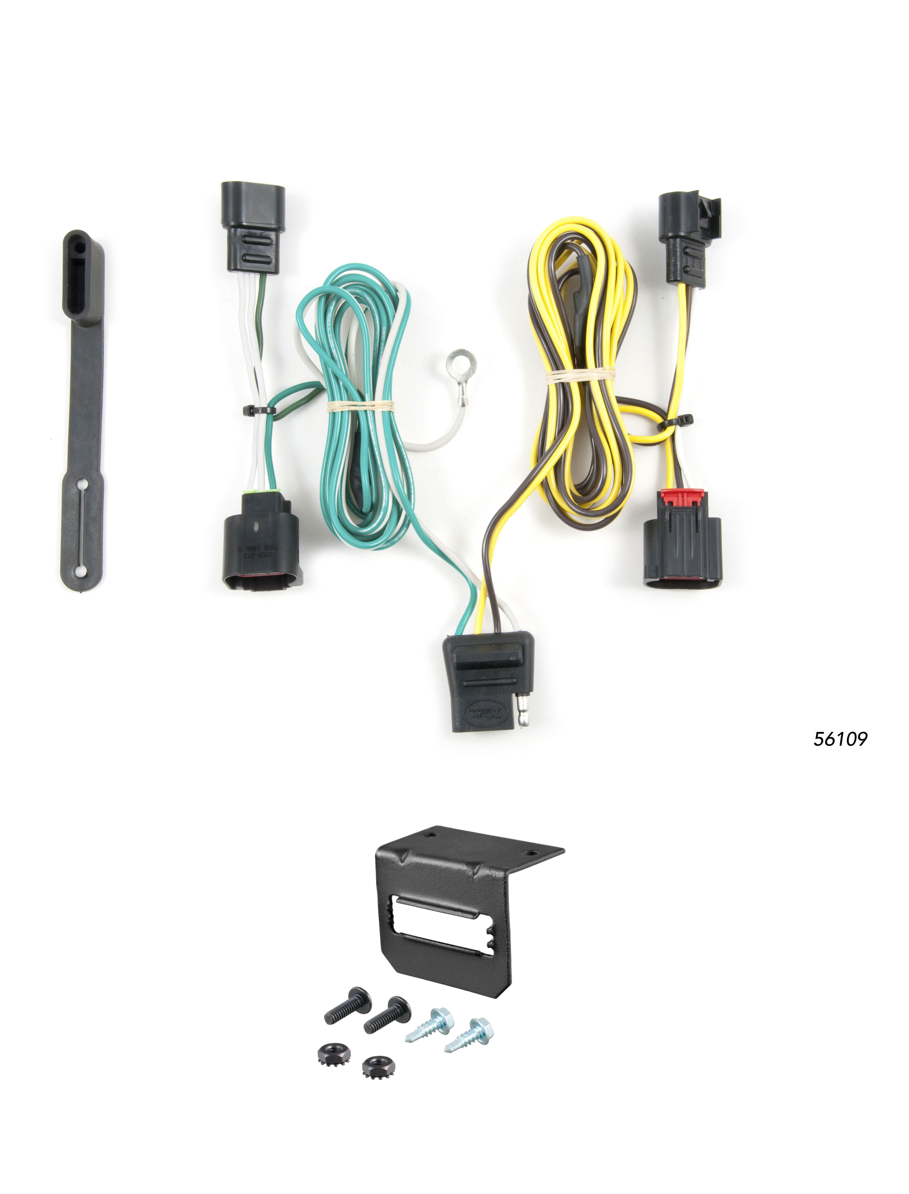 12-20 Dodge Journey CURT 4-flat Plug and Play Trailer Wiring thumbnail 0