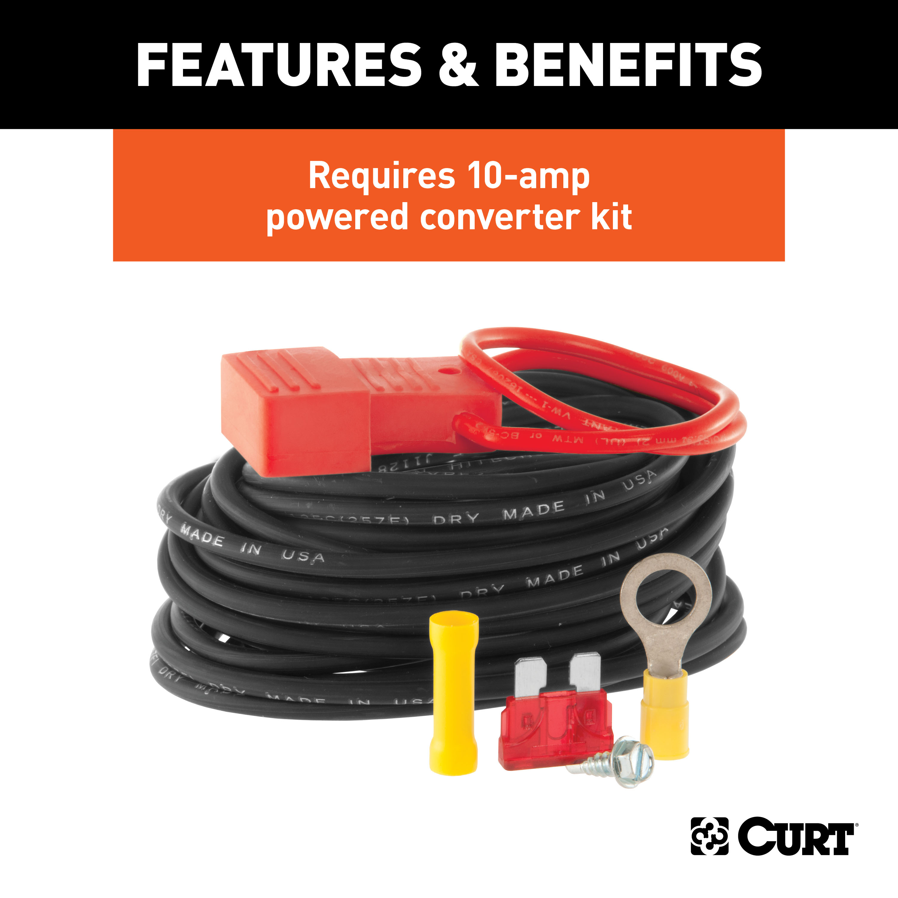 16-16 Mercedes-Benz GLC300 Excluding factory receiver CURT 4-flat Plug and Play Trailer Wiring thumbnail 4