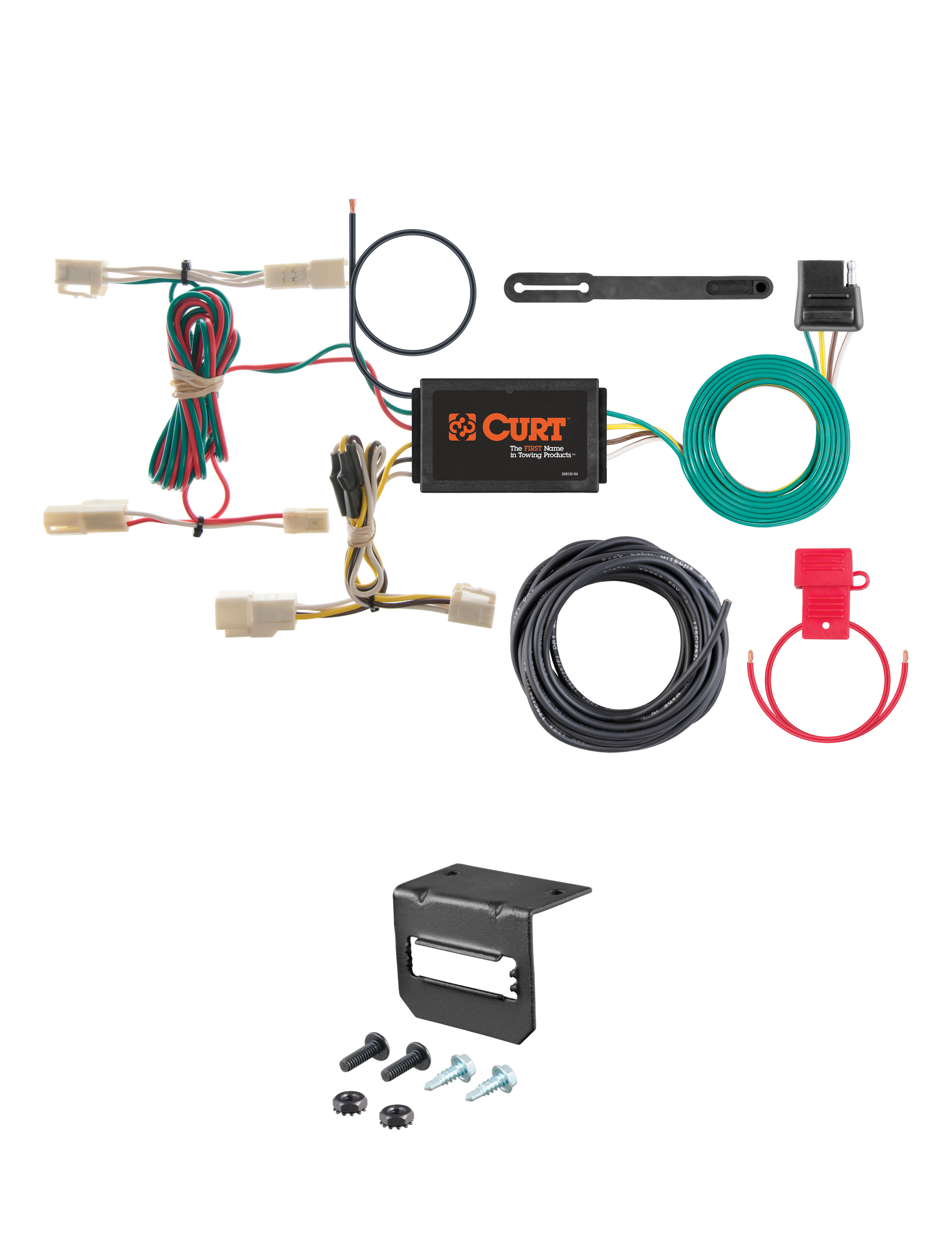 04-06 Lexus RX330  CURT 4-flat Plug and Play Trailer Wiring thumbnail 0