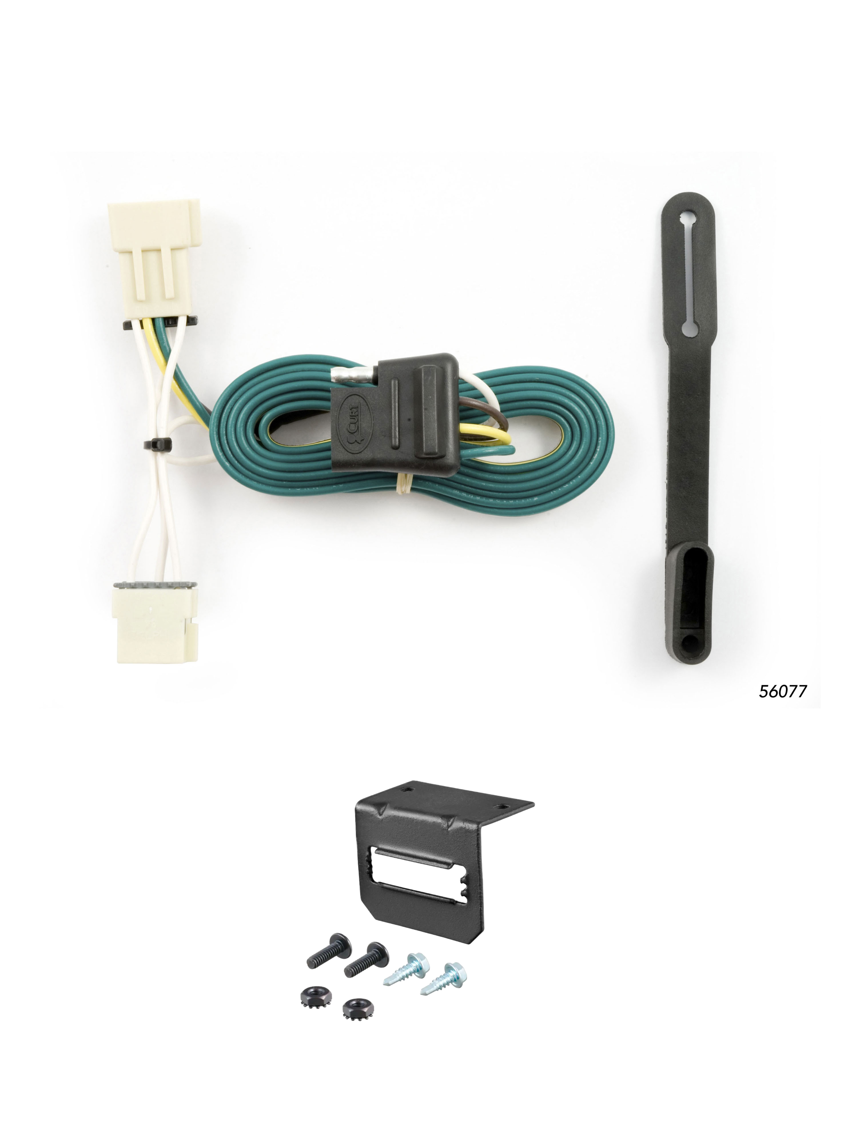06-09 Chevrolet Uplander CURT 4-flat Plug and Play Trailer Wiring thumbnail 0