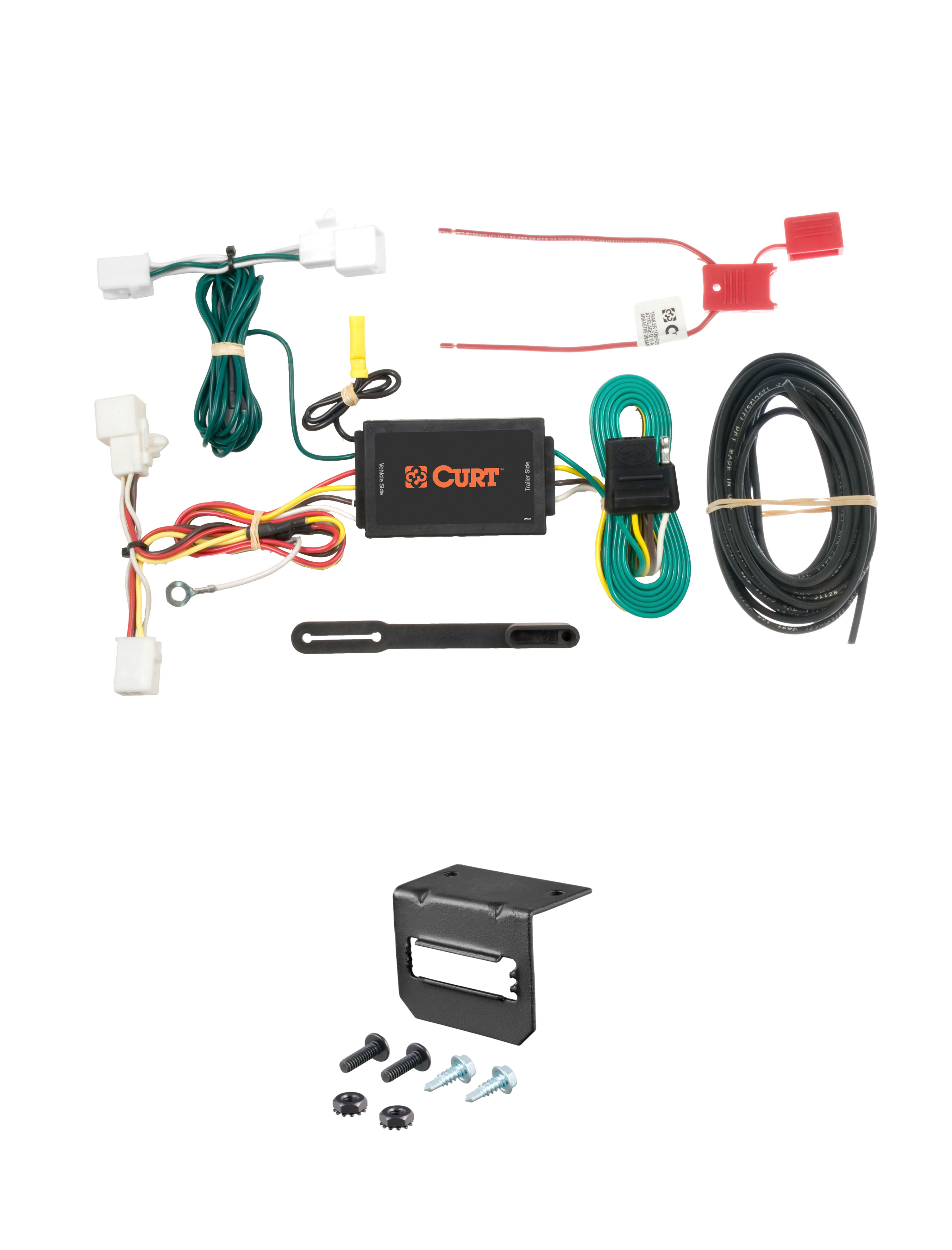 12-15 Mazda 5 CURT 4-flat Plug and Play Trailer Wiring thumbnail 0