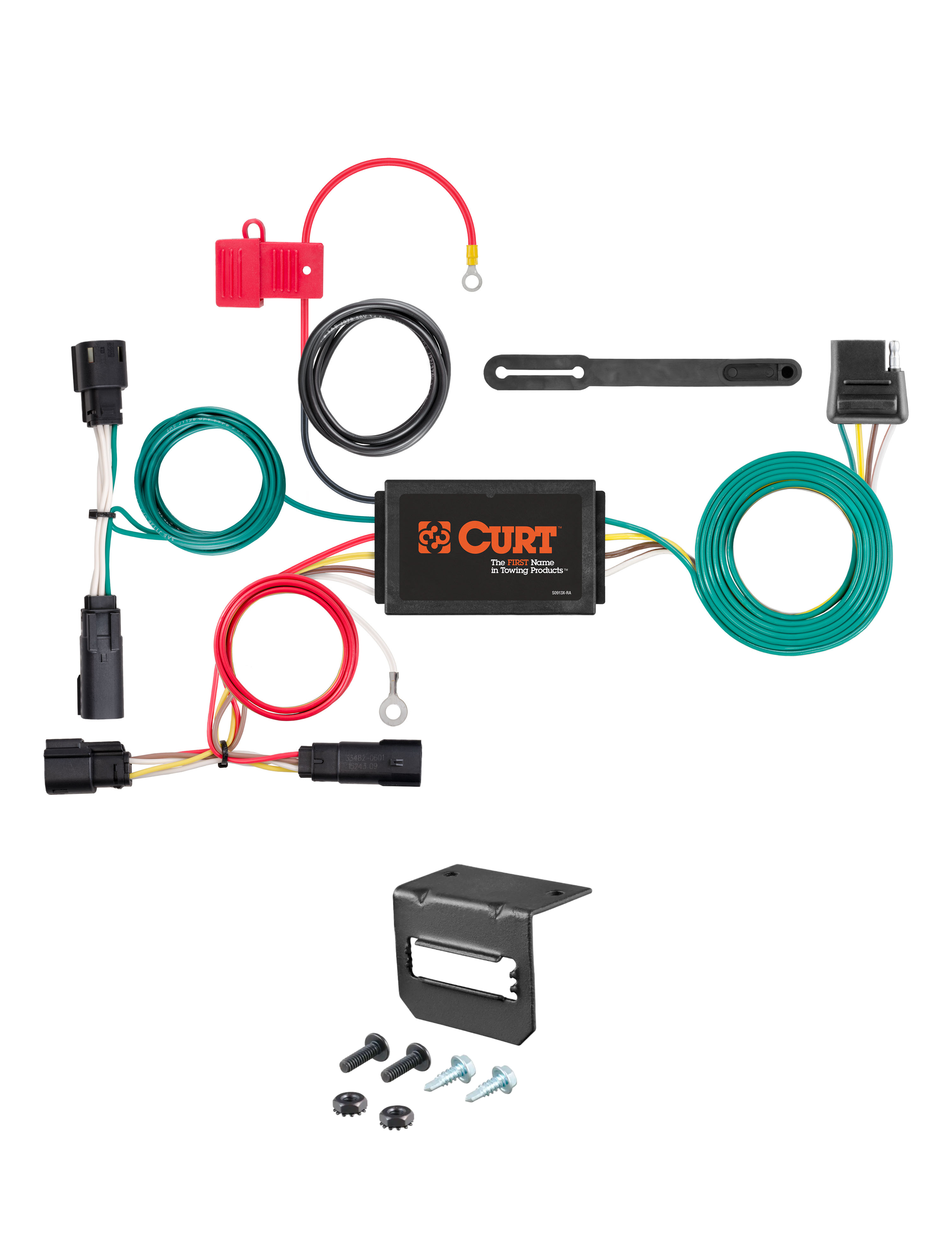 16-19 Chevrolet Volt CURT 4-flat Plug and Play Trailer Wiring thumbnail 0