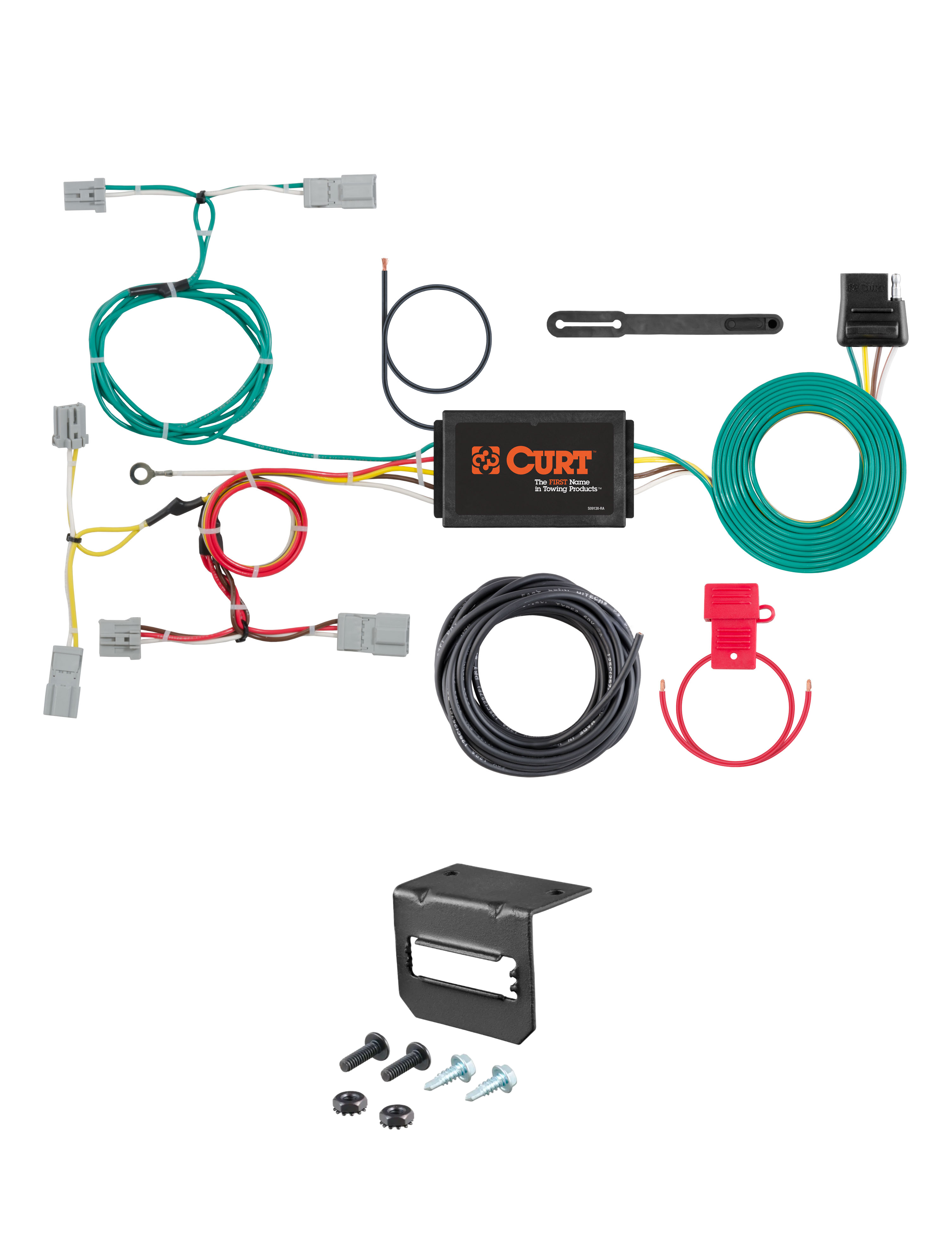 16-16 Mazda CX-5 Excluding diesel CURT 4-flat Plug and Play Trailer Wiring thumbnail 0