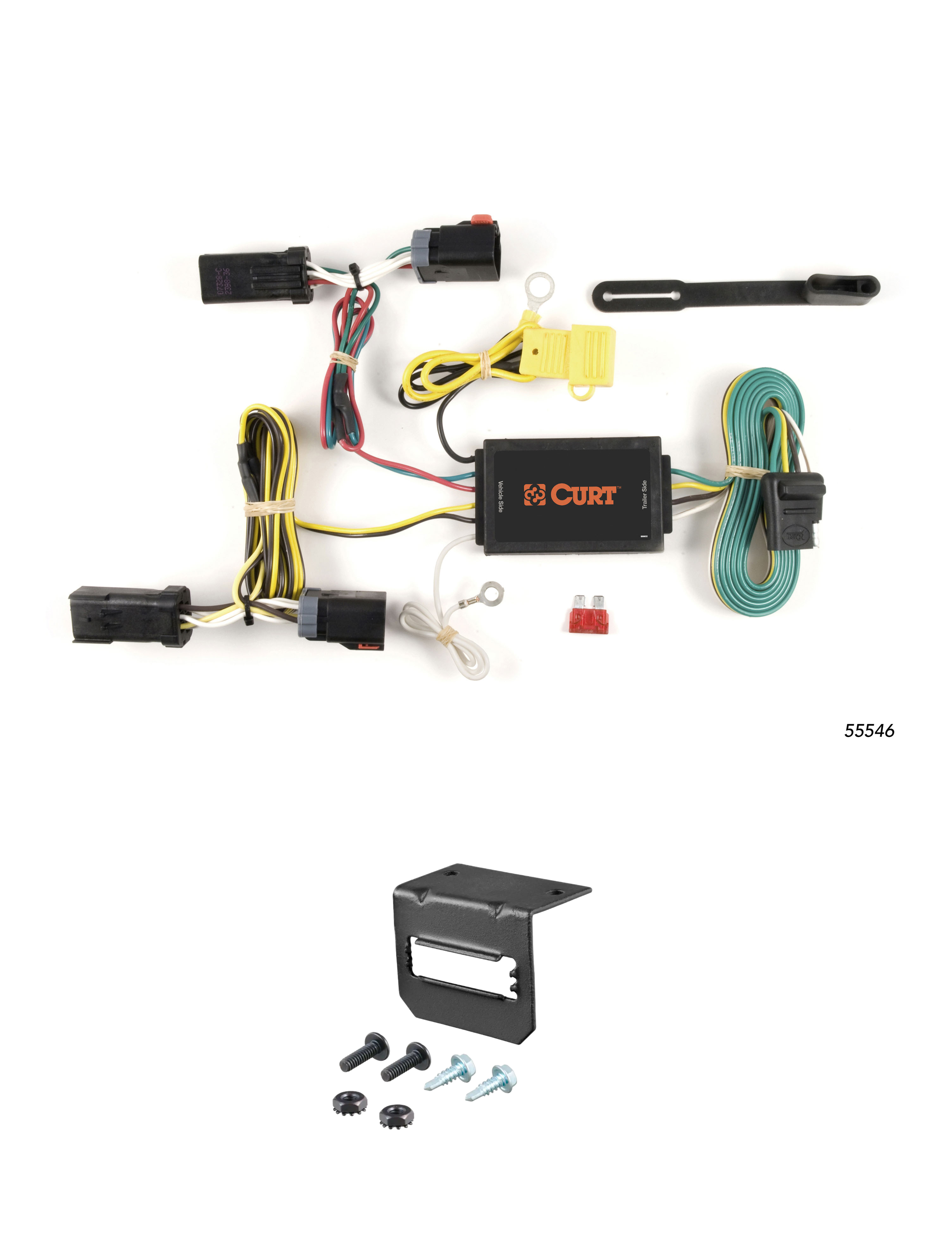 05-10 Chrysler 300C CURT 4-flat Plug and Play Trailer Wiring thumbnail 0