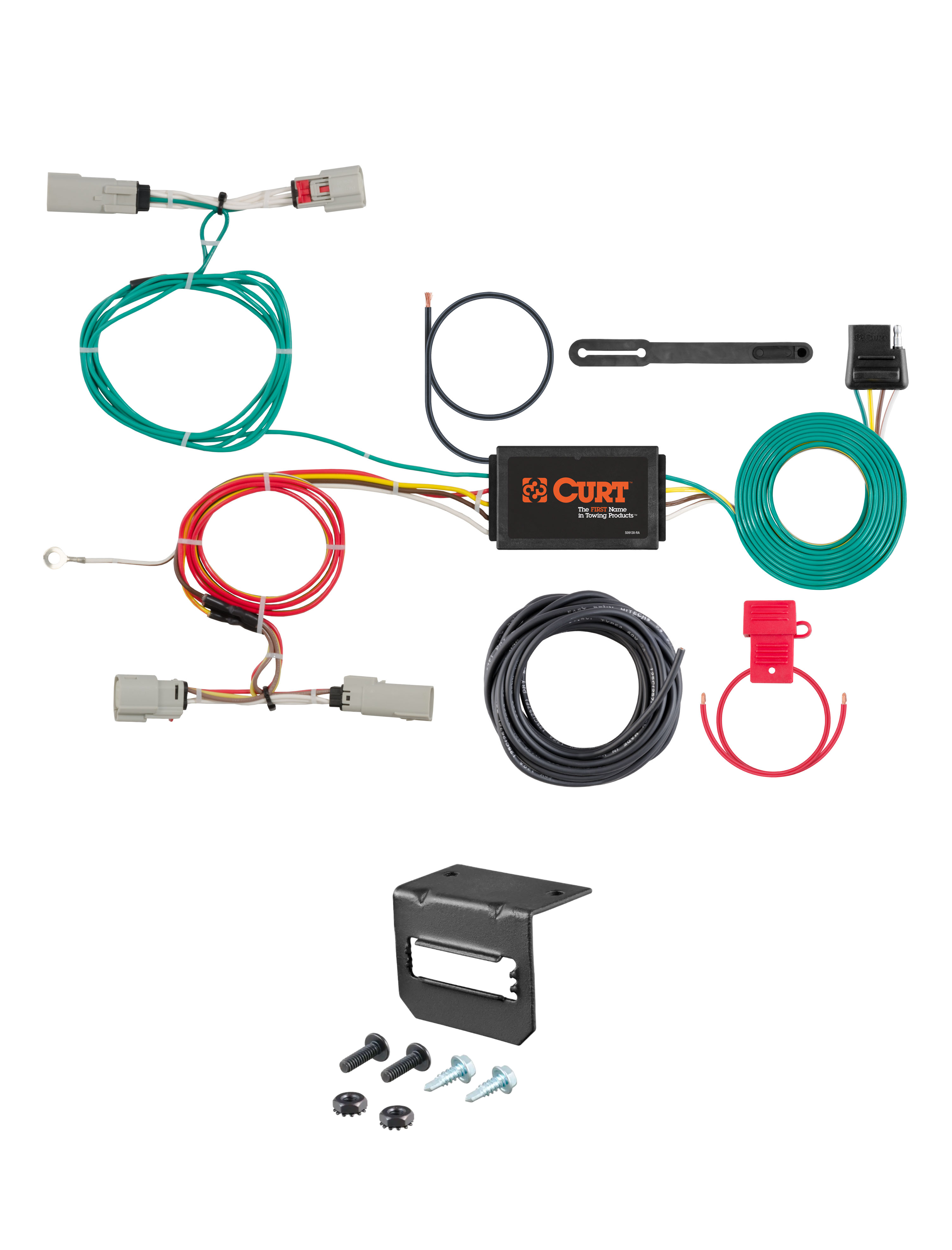 16-18 Lincoln MKX CURT 4-flat Plug and Play Trailer Wiring thumbnail 0