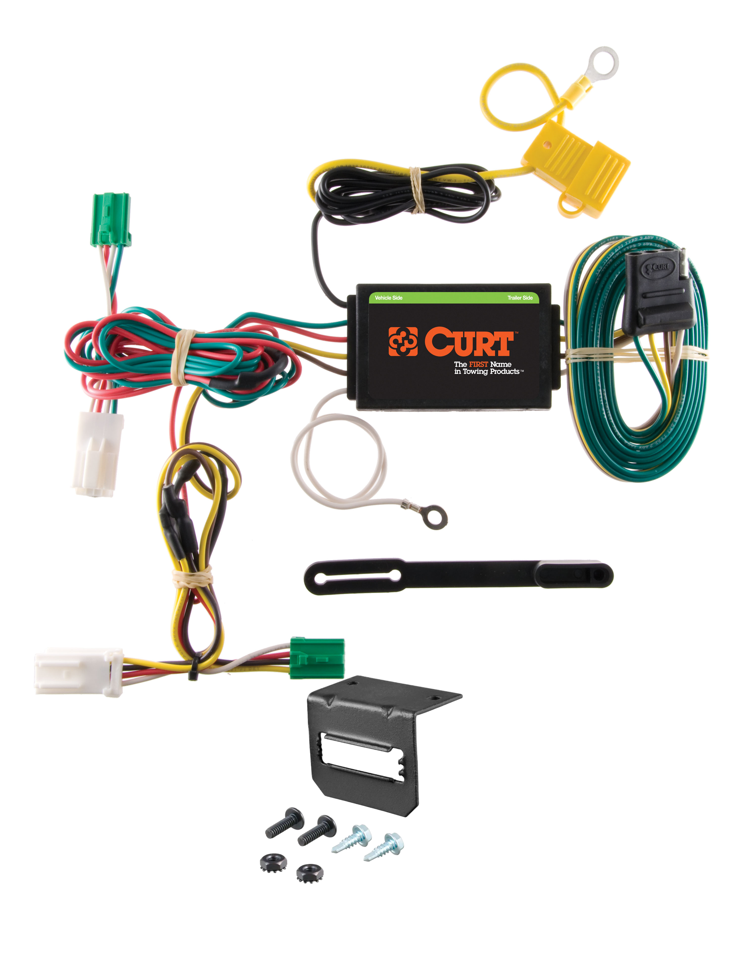 11-14 Dodge Charger CURT 4-flat Plug and Play Trailer Wiring thumbnail 0