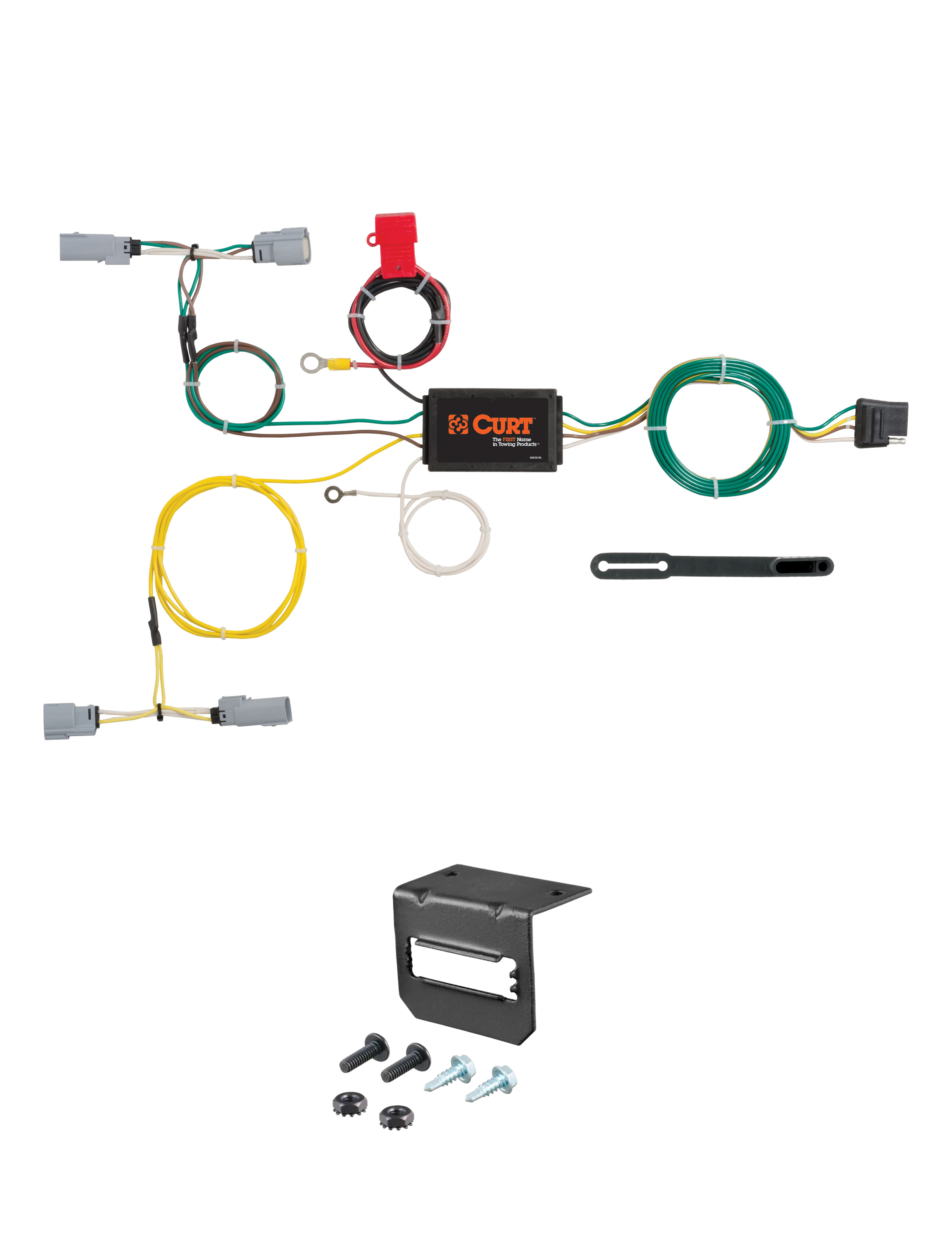 15-23 Dodge Challenger Excluding Demon, Hellcat and SRT CURT 4-flat Plug and Play Trailer Wiring thumbnail 0