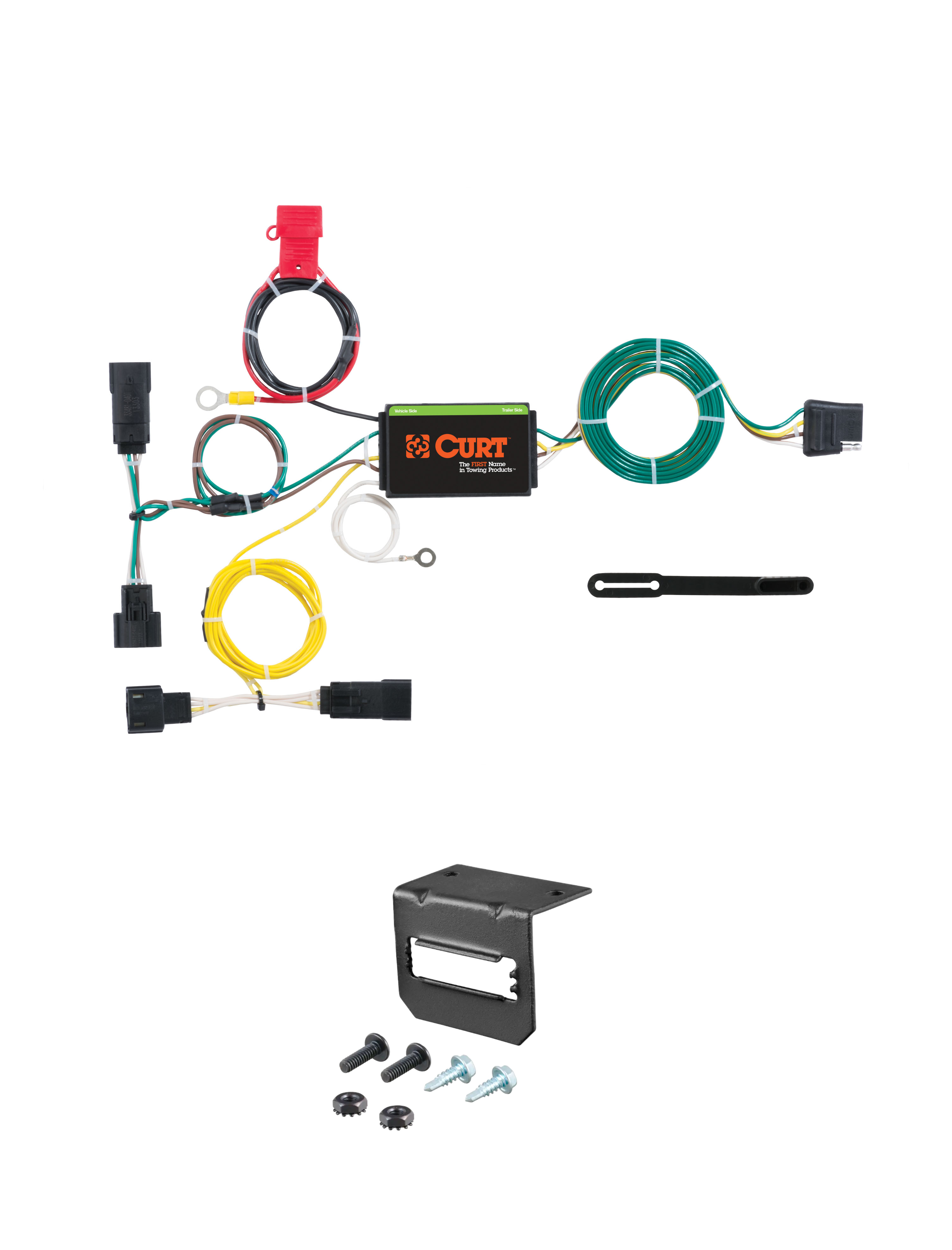 15-23 Dodge Charger Excluding GT and Hellcat CURT 4-flat Plug and Play Trailer Wiring thumbnail 0