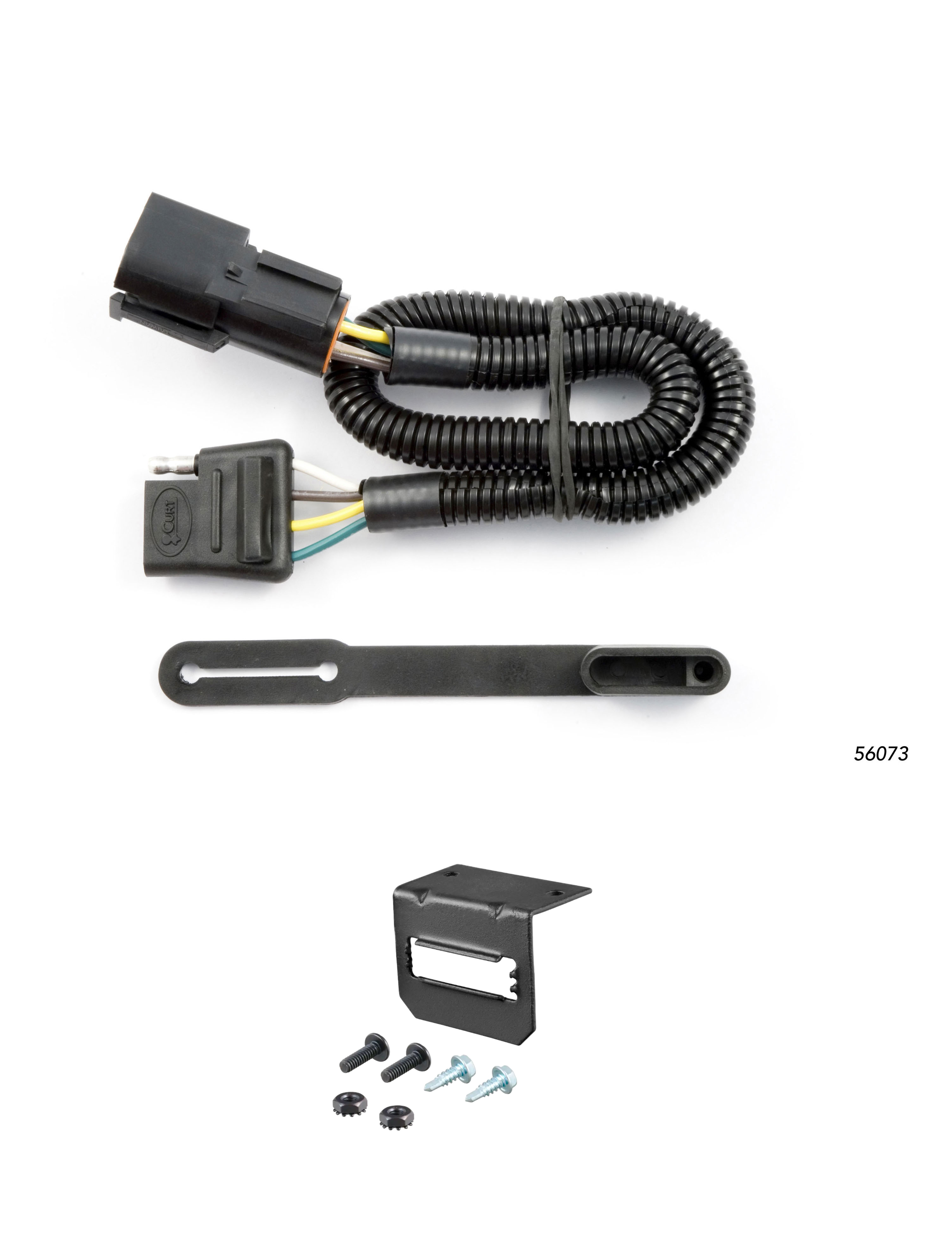 04-07 Ford Freestar CURT 4-flat Plug and Play Trailer Wiring thumbnail 0