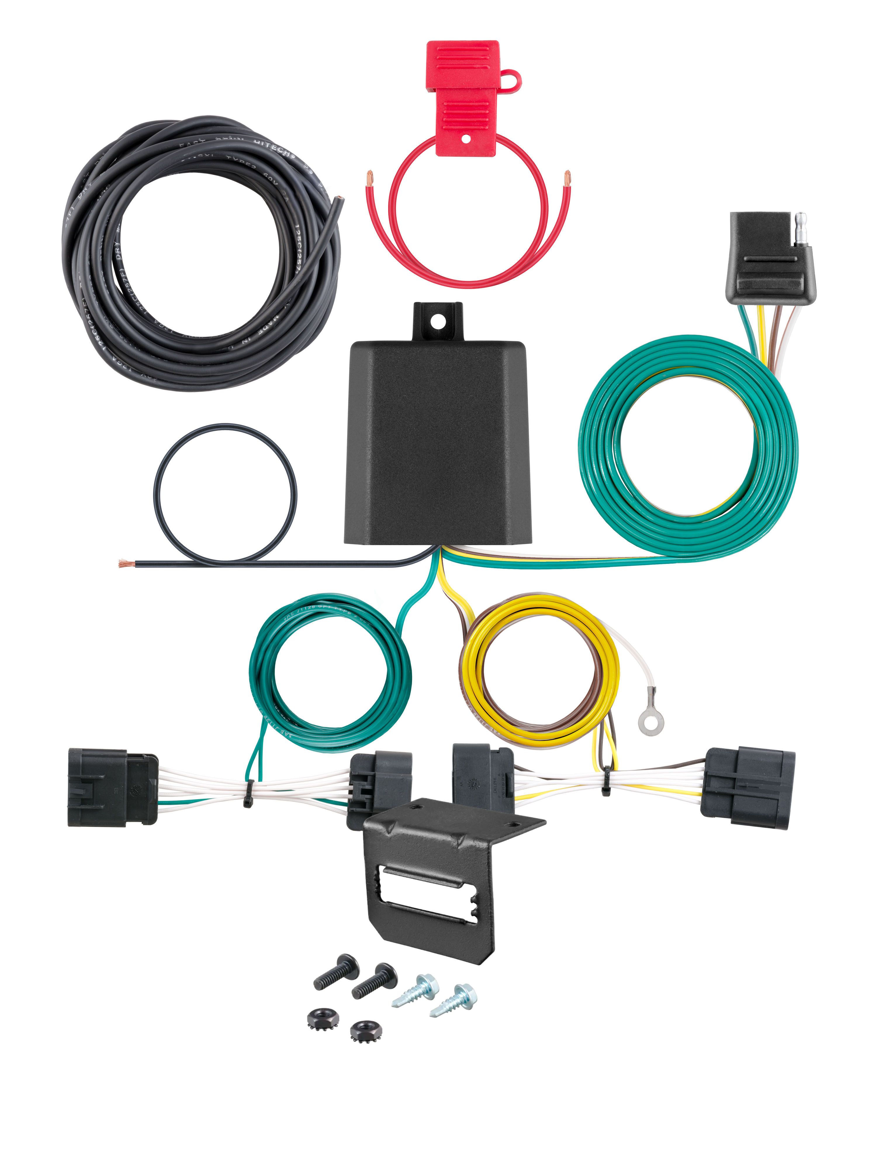 14-24 Dodge Durango Excluding SRT CURT 4-flat Plug and Play Trailer Wiring thumbnail 0