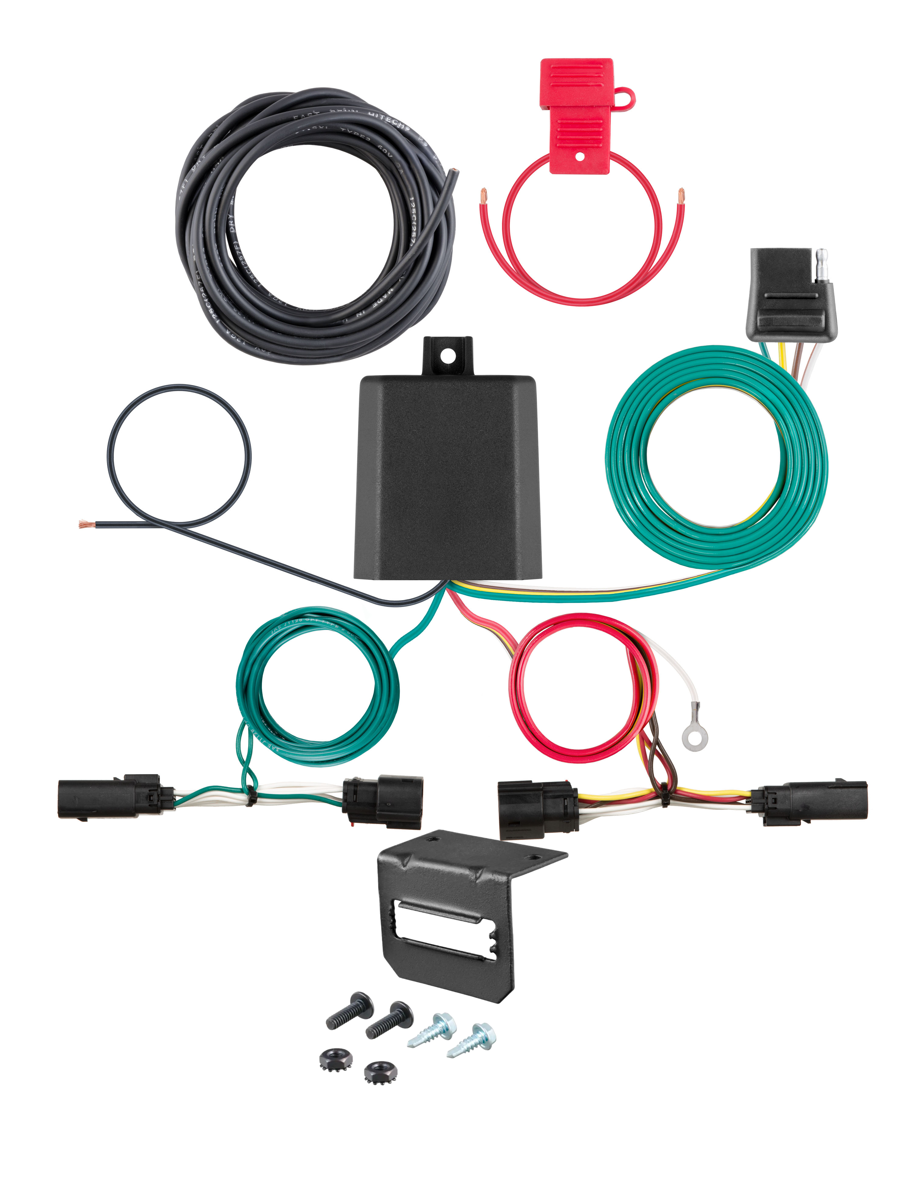 21-23 Ford F-150  Excluding factory receiver or Police Responder CURT 4-way Plug and Play Trailer Wiring thumbnail 0