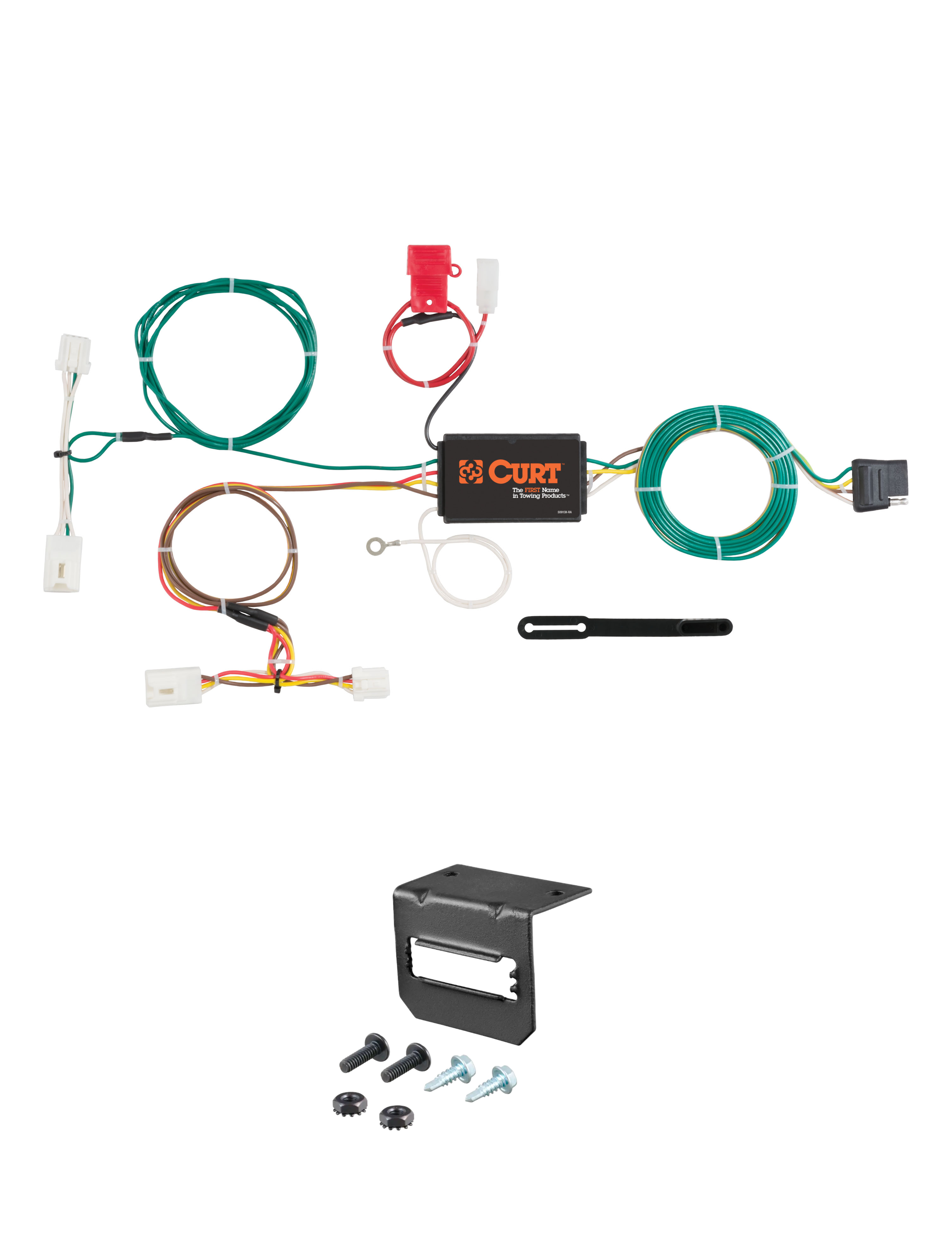 15-24 Nissan Murano CURT 4-flat Plug and Play Trailer Wiring thumbnail 0