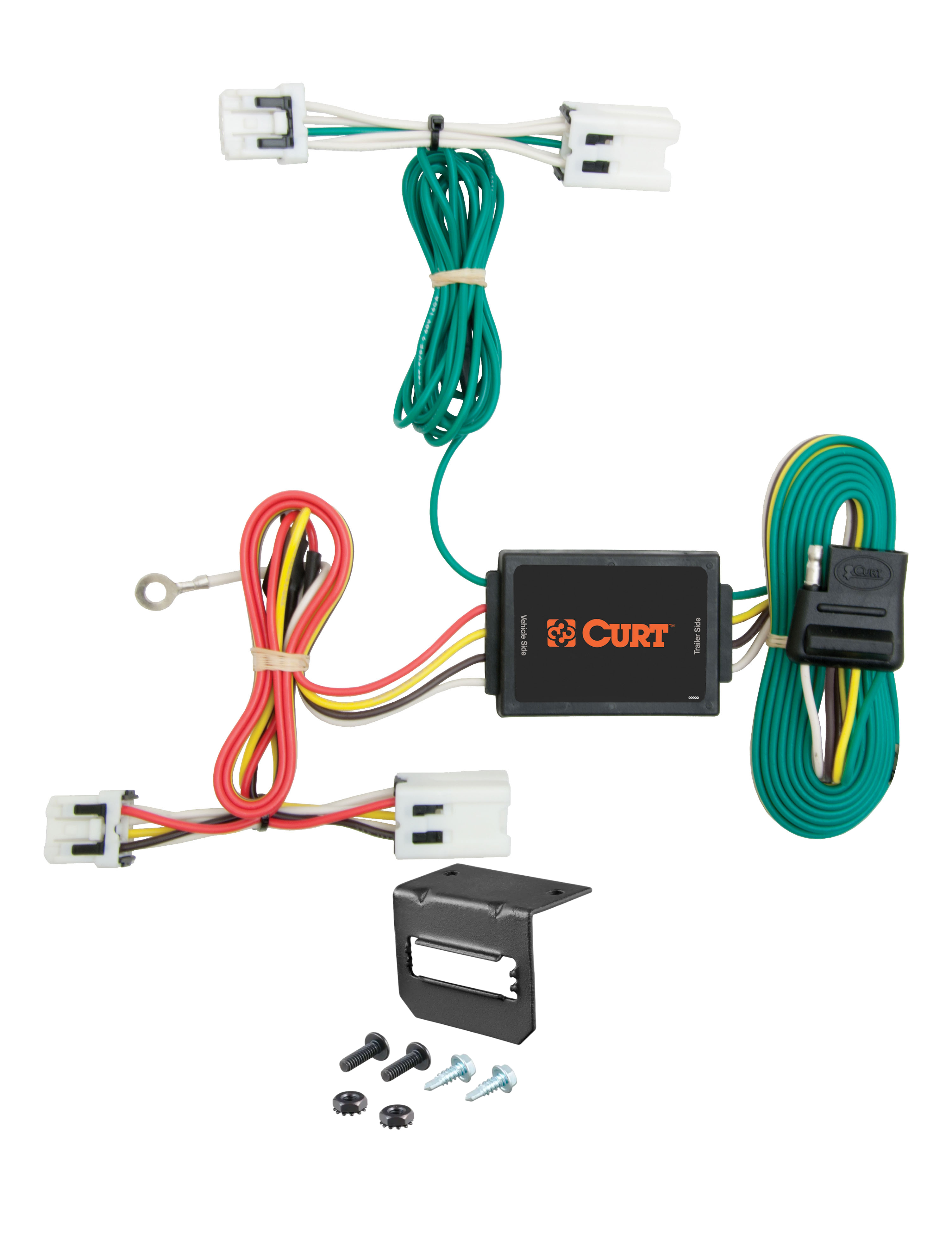 11-17 Nissan Juke AWD, excluding Nismo CURT 4-flat Plug and Play Trailer Wiring thumbnail 0