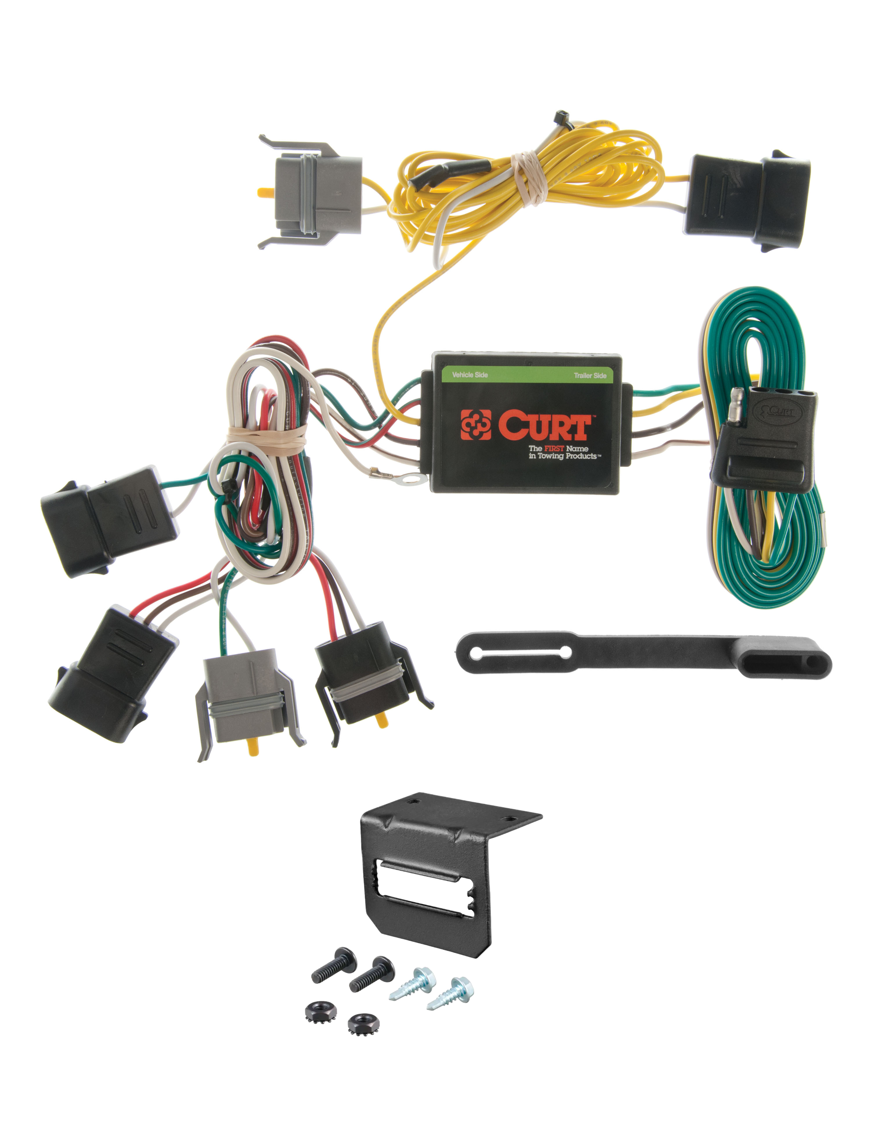 95-98 Ford Windstar CURT 4-flat Plug and Play Trailer Wiring thumbnail 0