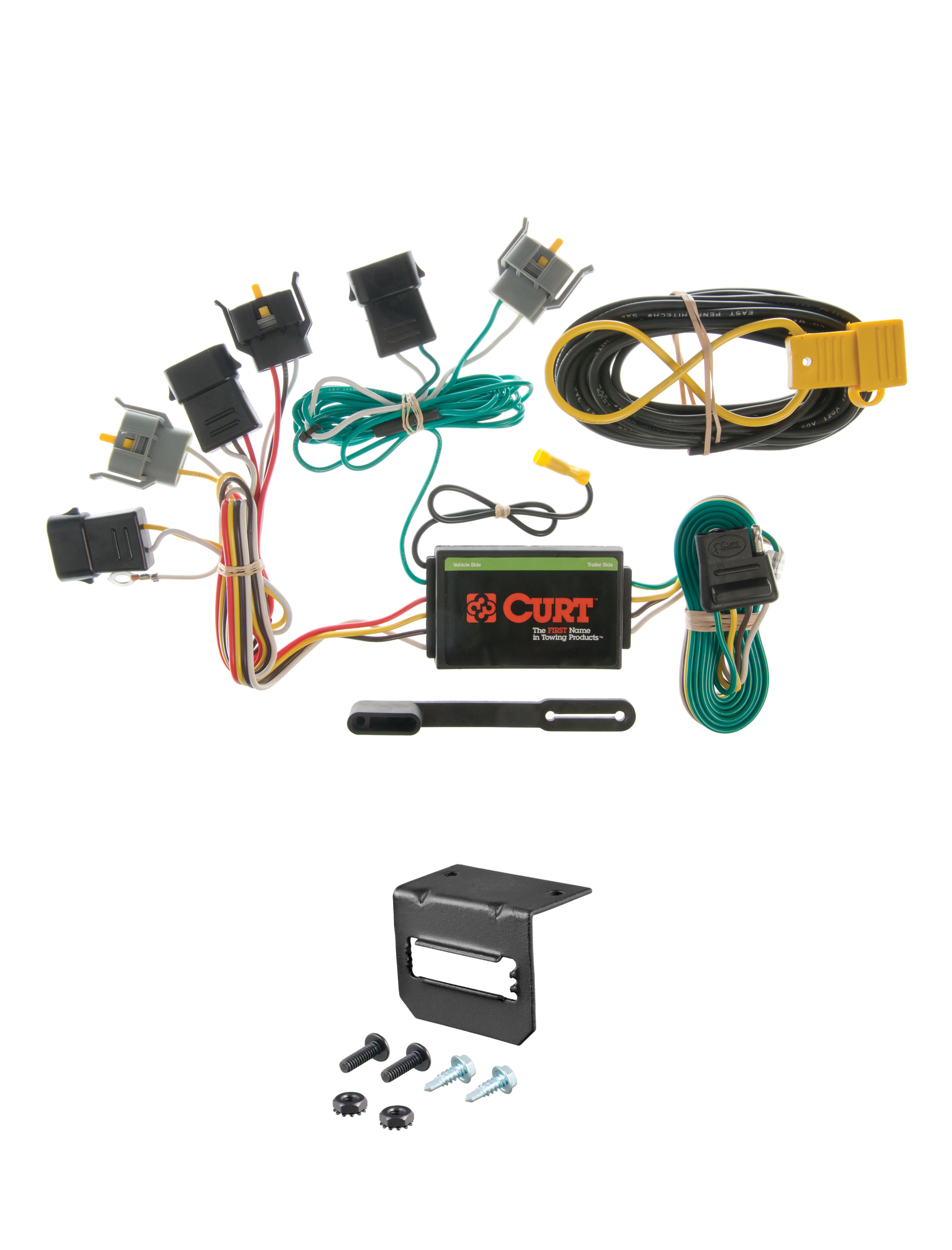 97-01 Mercury Mountaineer CURT 4-flat Plug and Play Trailer Wiring thumbnail 0