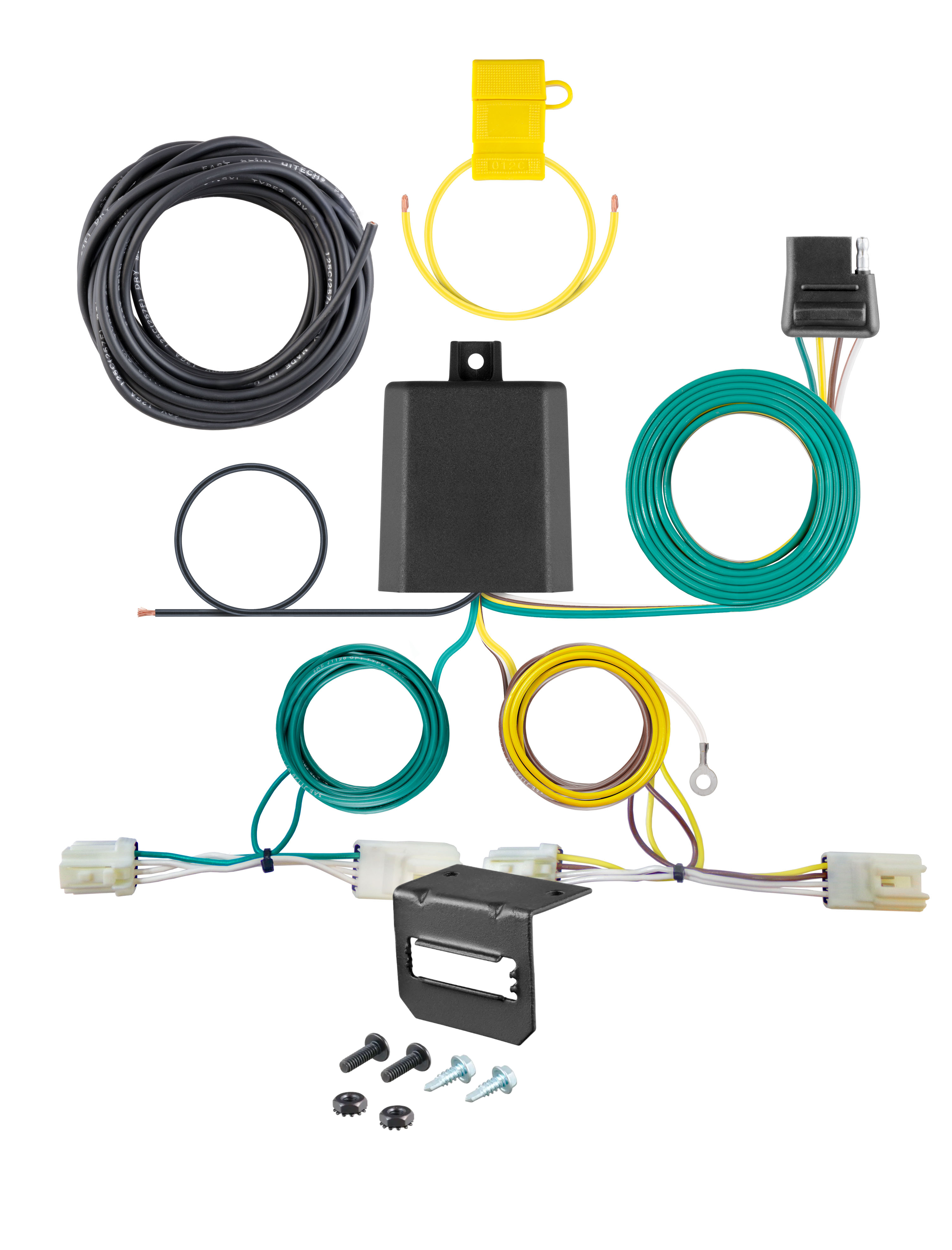 06-07 Nissan Murano CURT 4-flat Plug and Play Trailer Wiring thumbnail 0