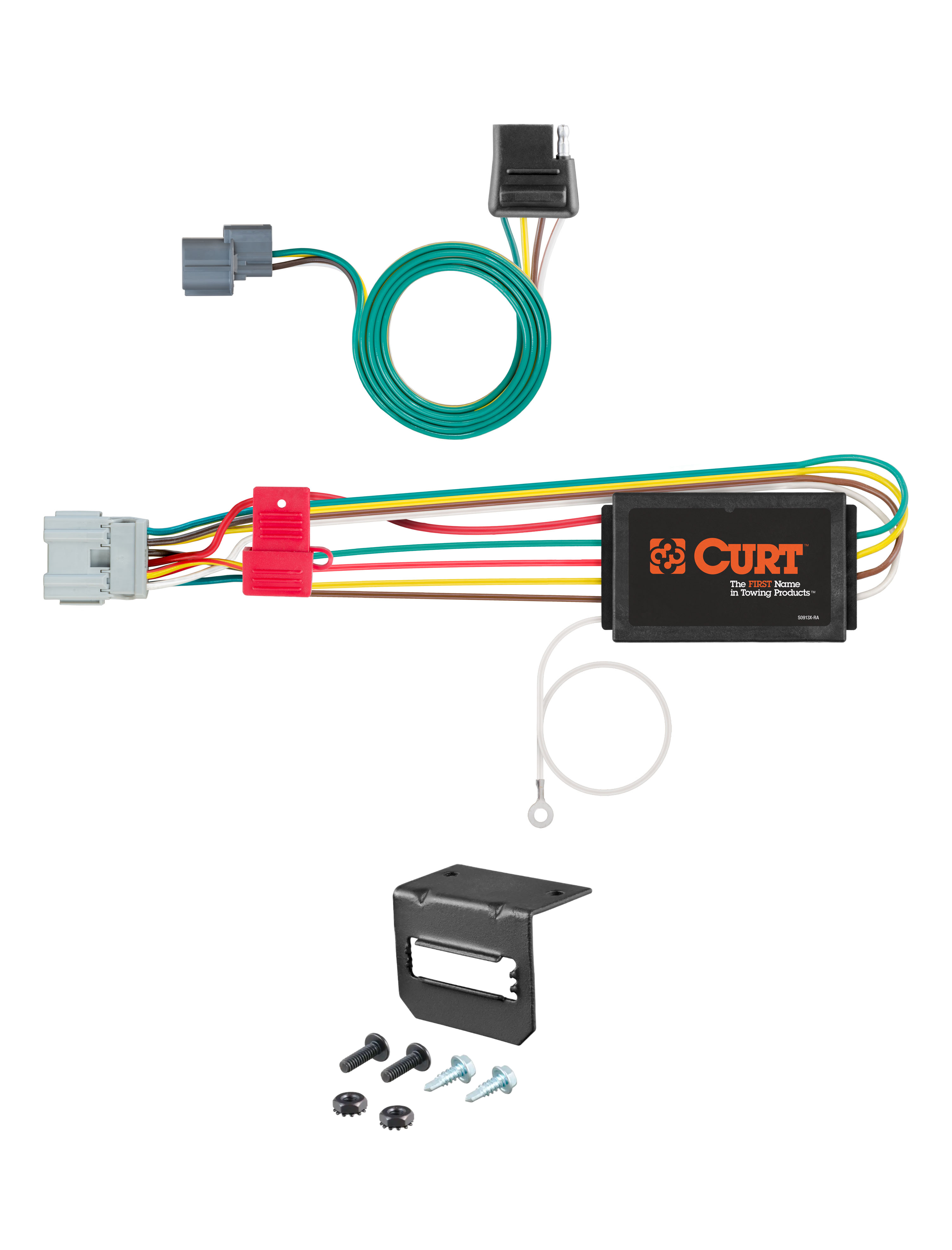 07-11 HONDA Element Excluding SC CURT 4-flat Plug and Play Trailer Wiring thumbnail 0