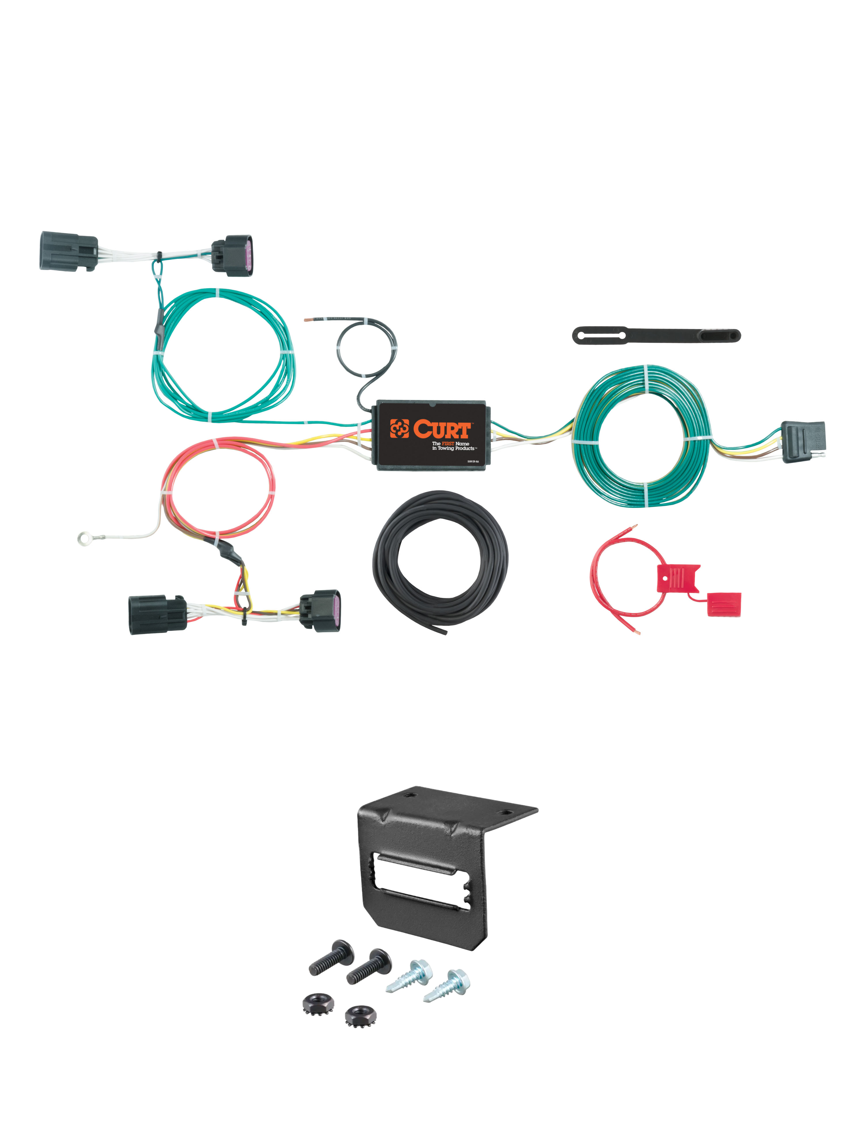 15-22 RAM ProMaster City CURT 4-flat Plug and Play Trailer Wiring thumbnail 0