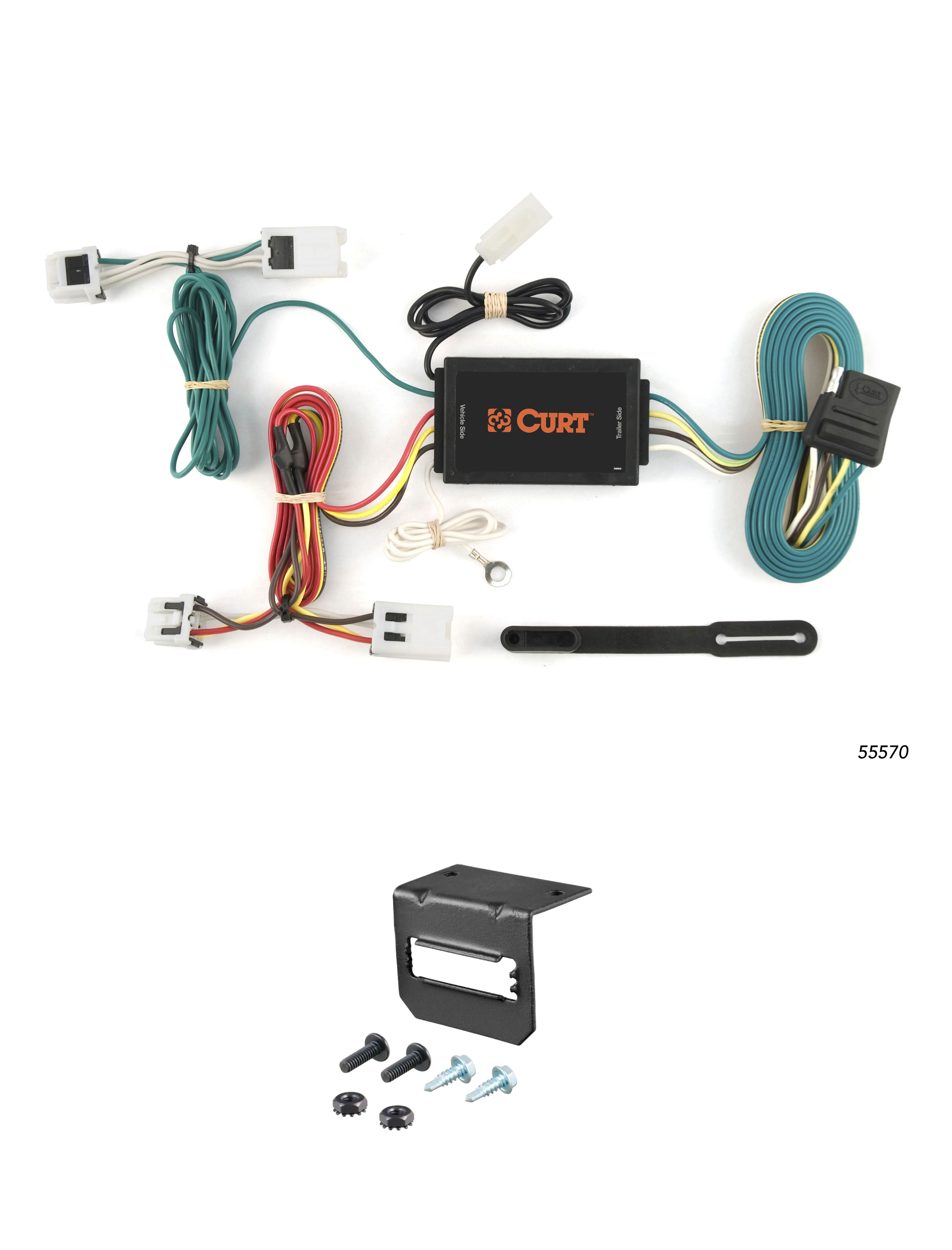 04-09 Nissan Quest CURT 4-flat Plug and Play Trailer Wiring thumbnail 0