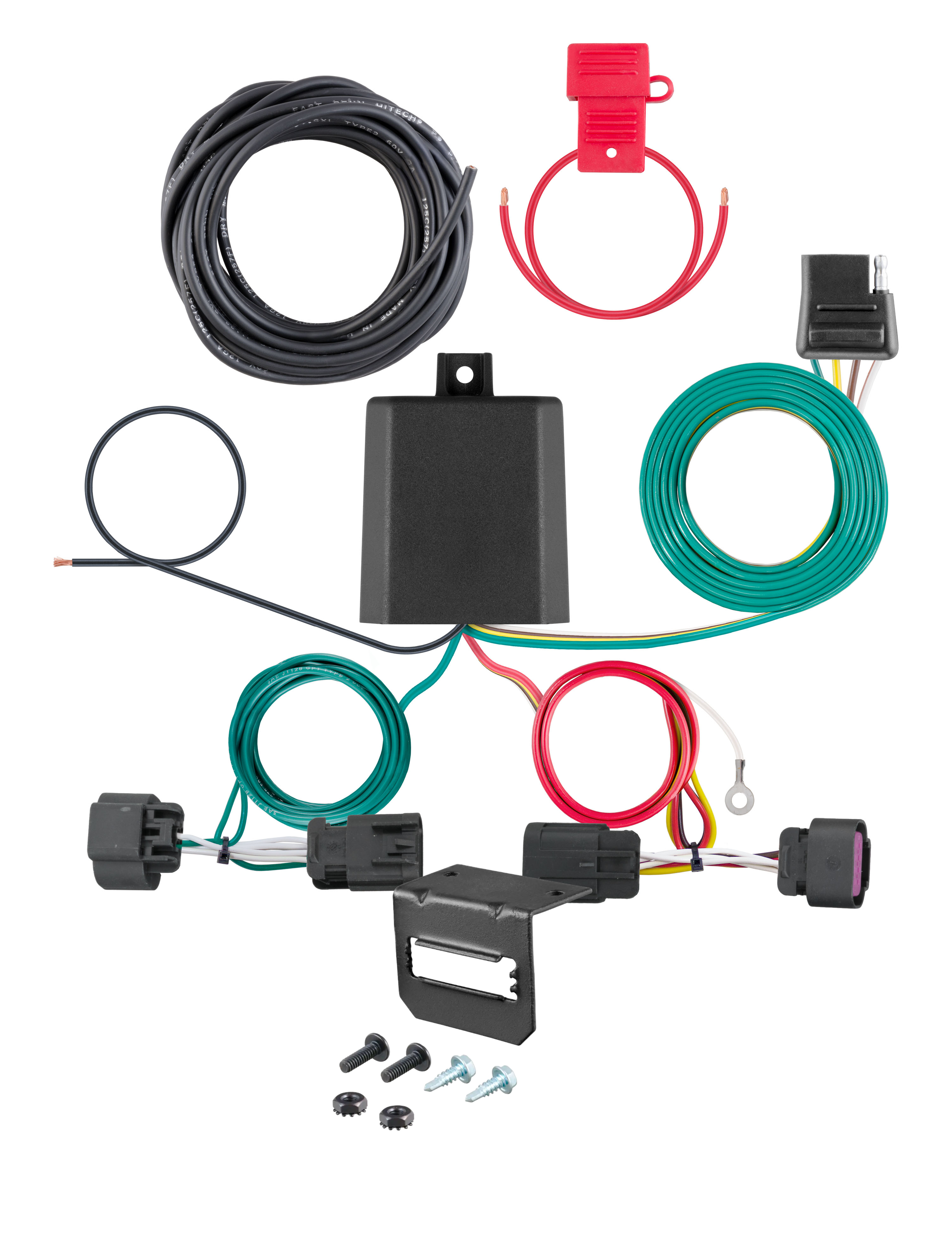 14-24 RAM ProMaster 1500 Excluding remote proximity keyless entry CURT 4-flat Plug and Play Trailer Wiring thumbnail 0
