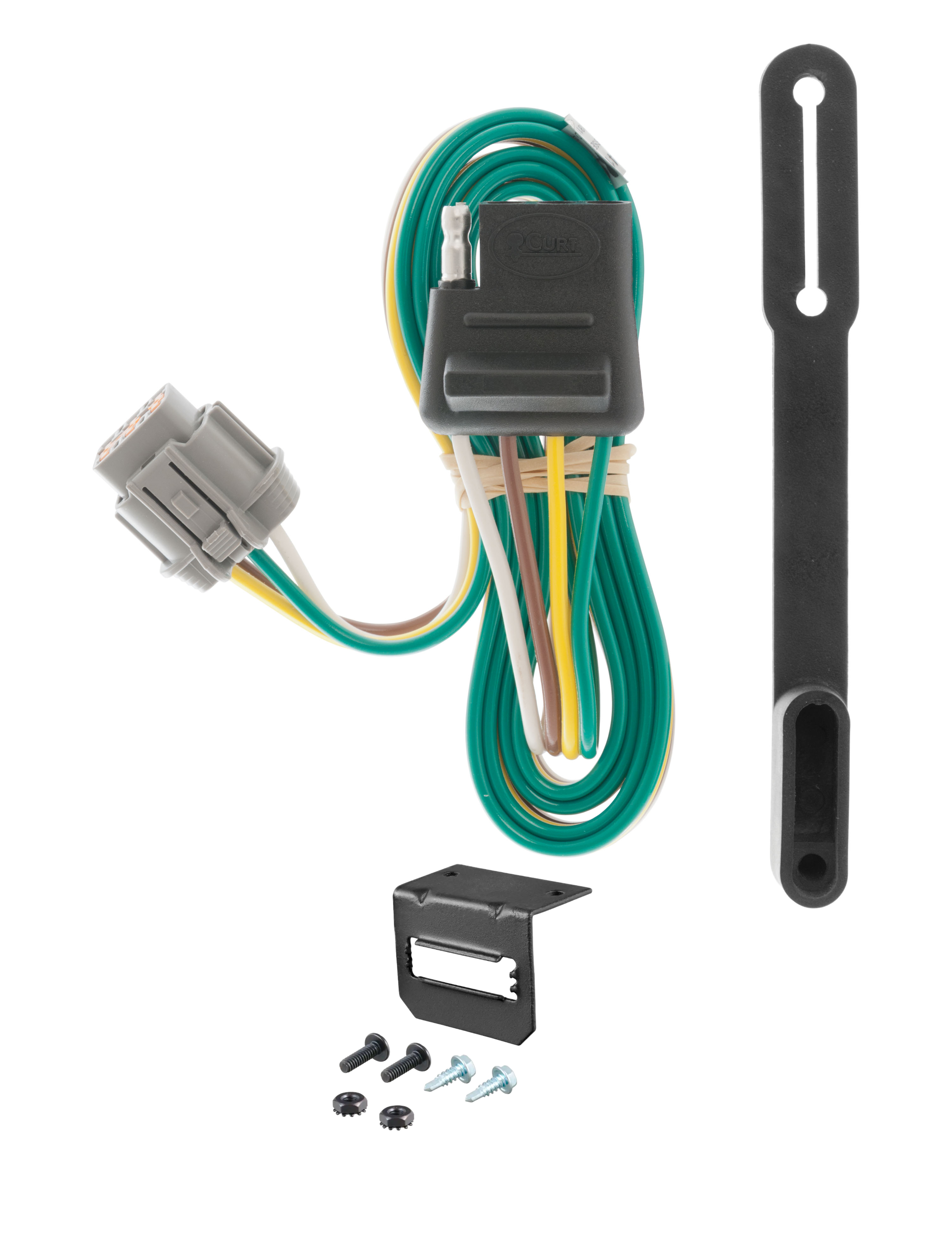 05-24 Nissan   2-door, short bed CURT 4-flat Plug and Play Trailer Wiring thumbnail 0