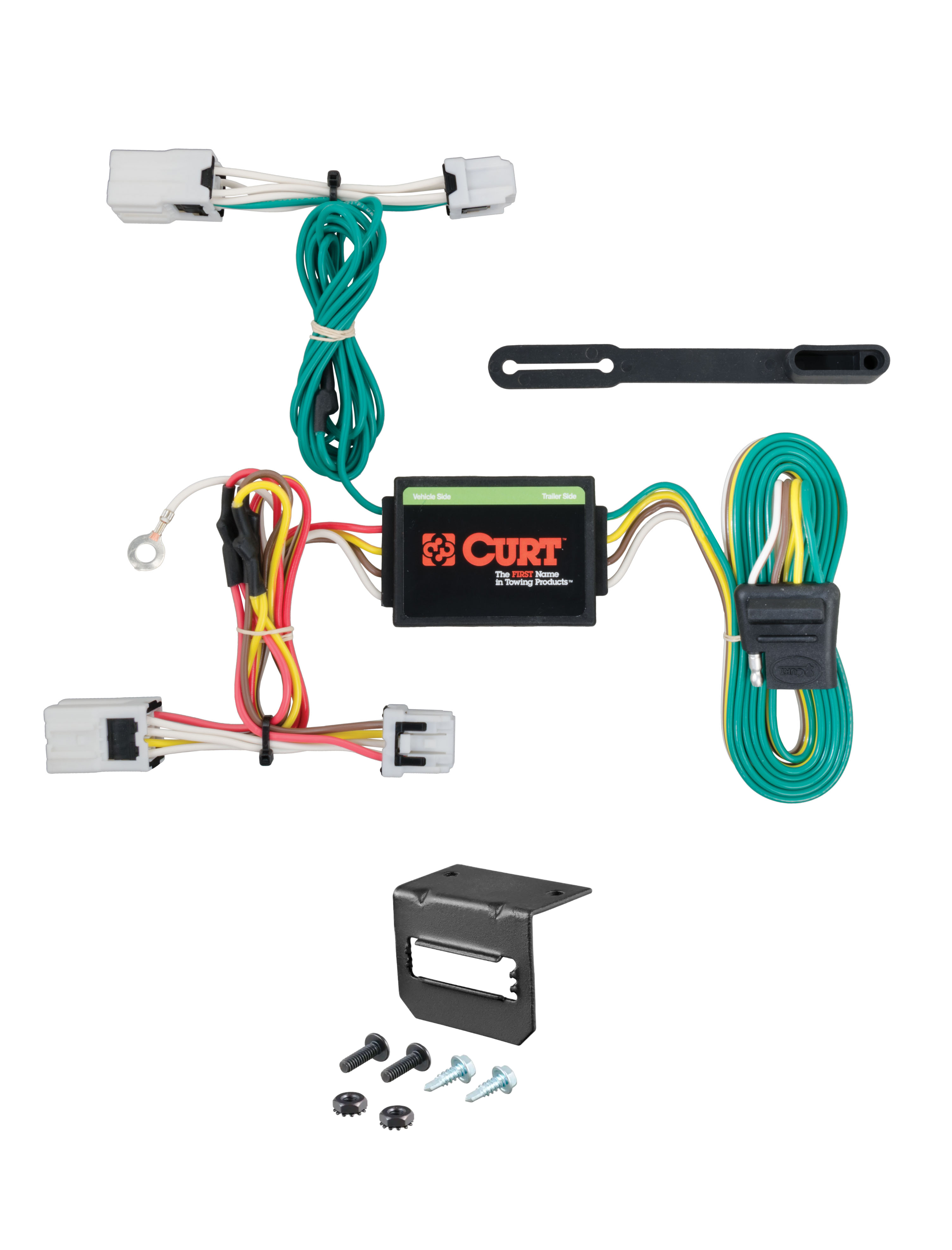 14-19 Nissan Versa Note CURT 4-flat Plug and Play Trailer Wiring thumbnail 0