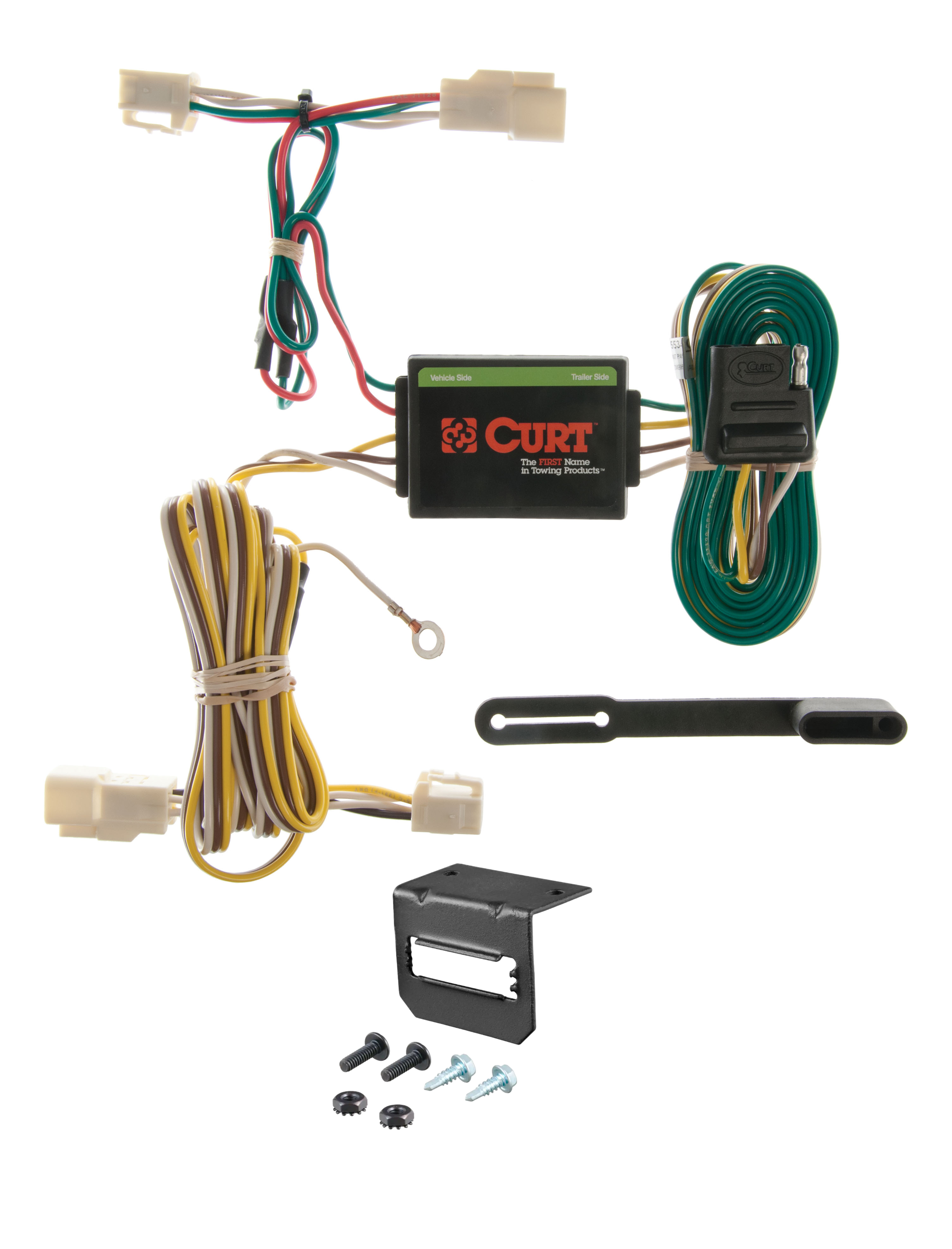 96-02 Toyota 4Runner CURT 4-flat Plug and Play Trailer Wiring thumbnail 0