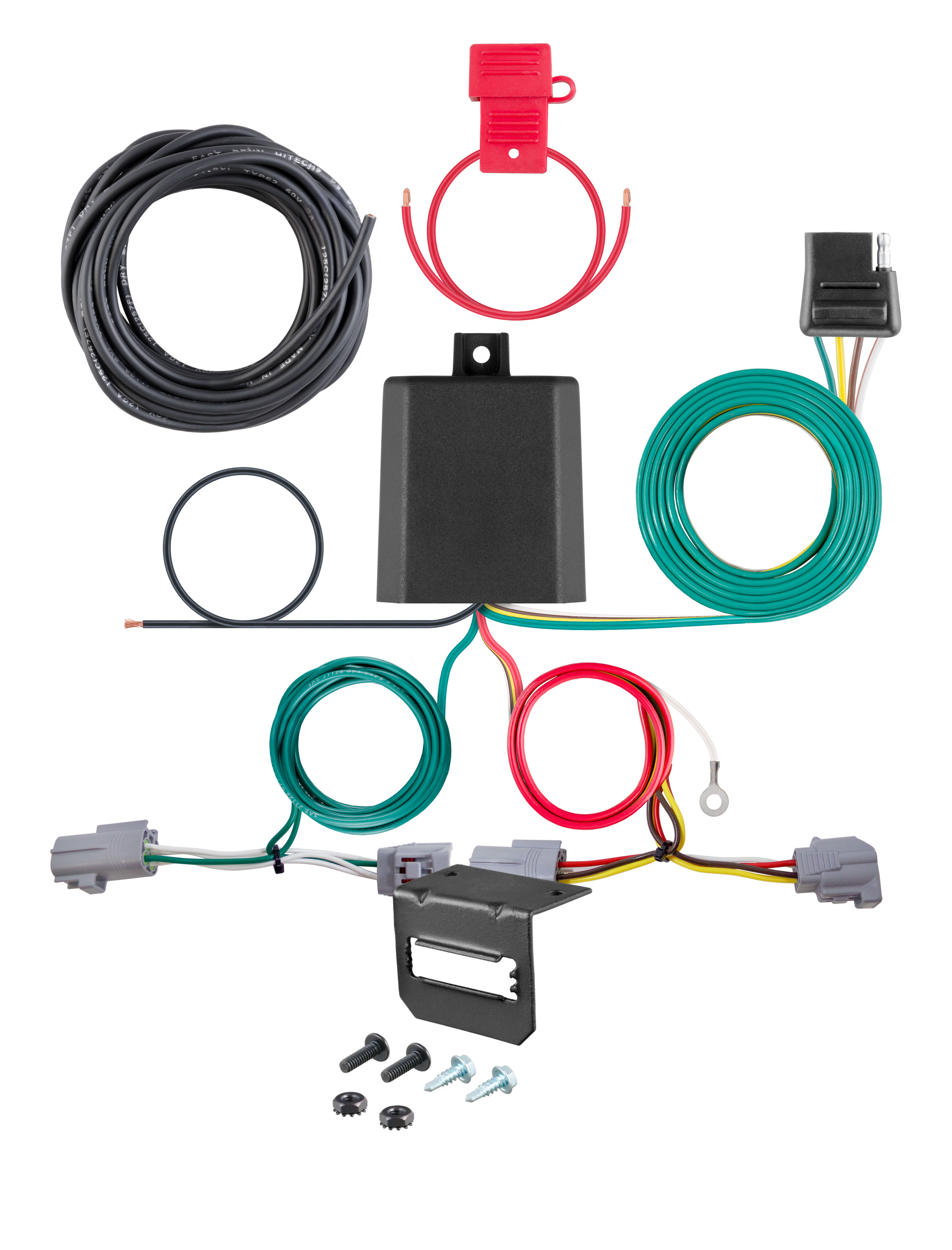 20-21 Toyota Highlander CURT 4-flat Plug and Play Trailer Wiring thumbnail 0