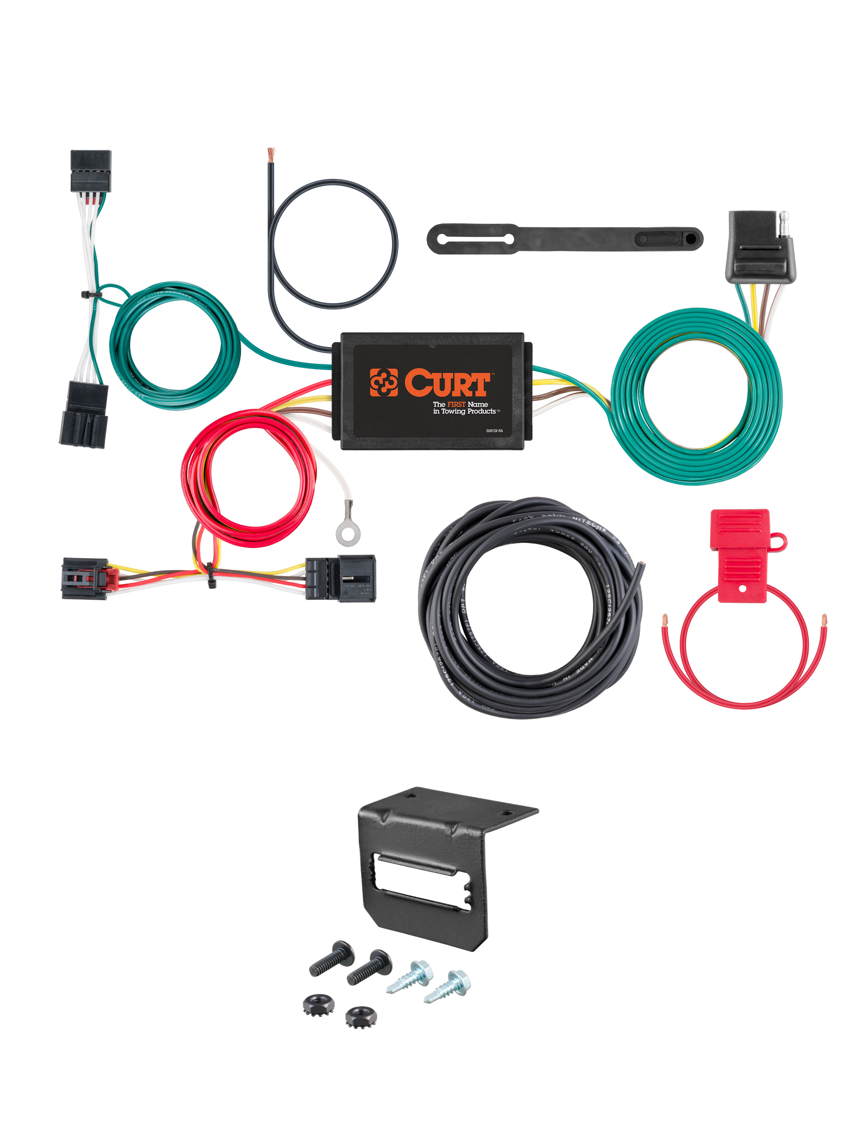 12-18 Volkswagen Beetle Hatchback, excluding diesel CURT 4-flat Plug and Play Trailer Wiring thumbnail 0