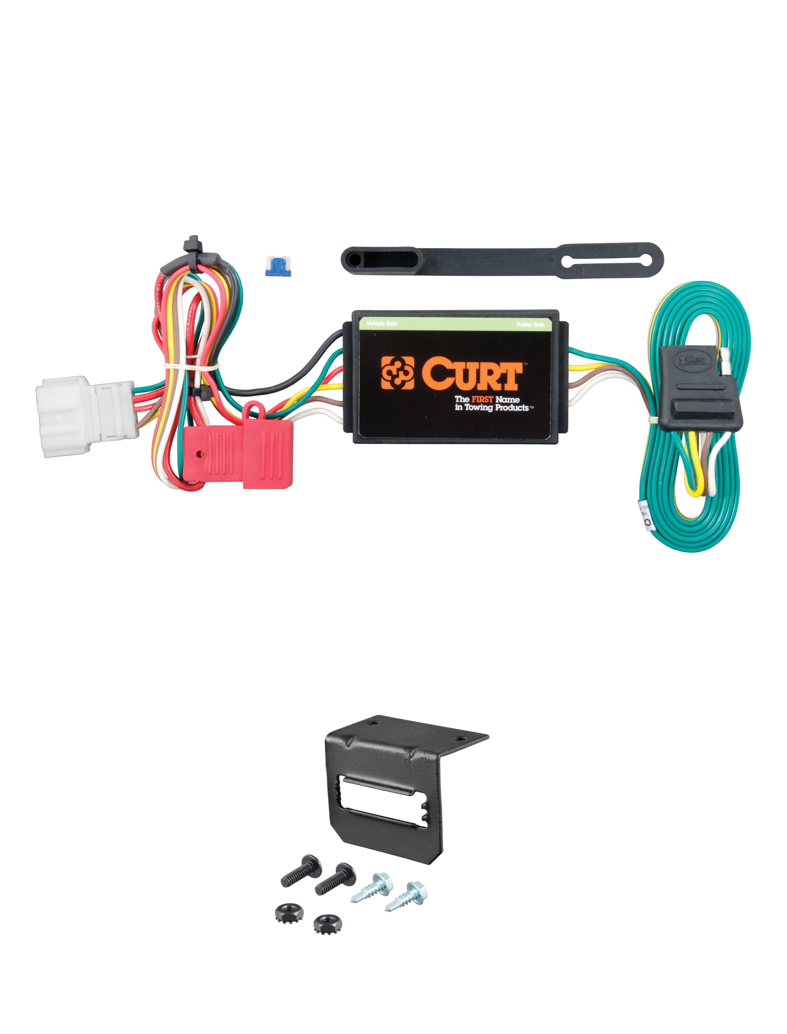 13-15 HONDA Crosstour CURT 4-flat Plug and Play Trailer Wiring thumbnail 0