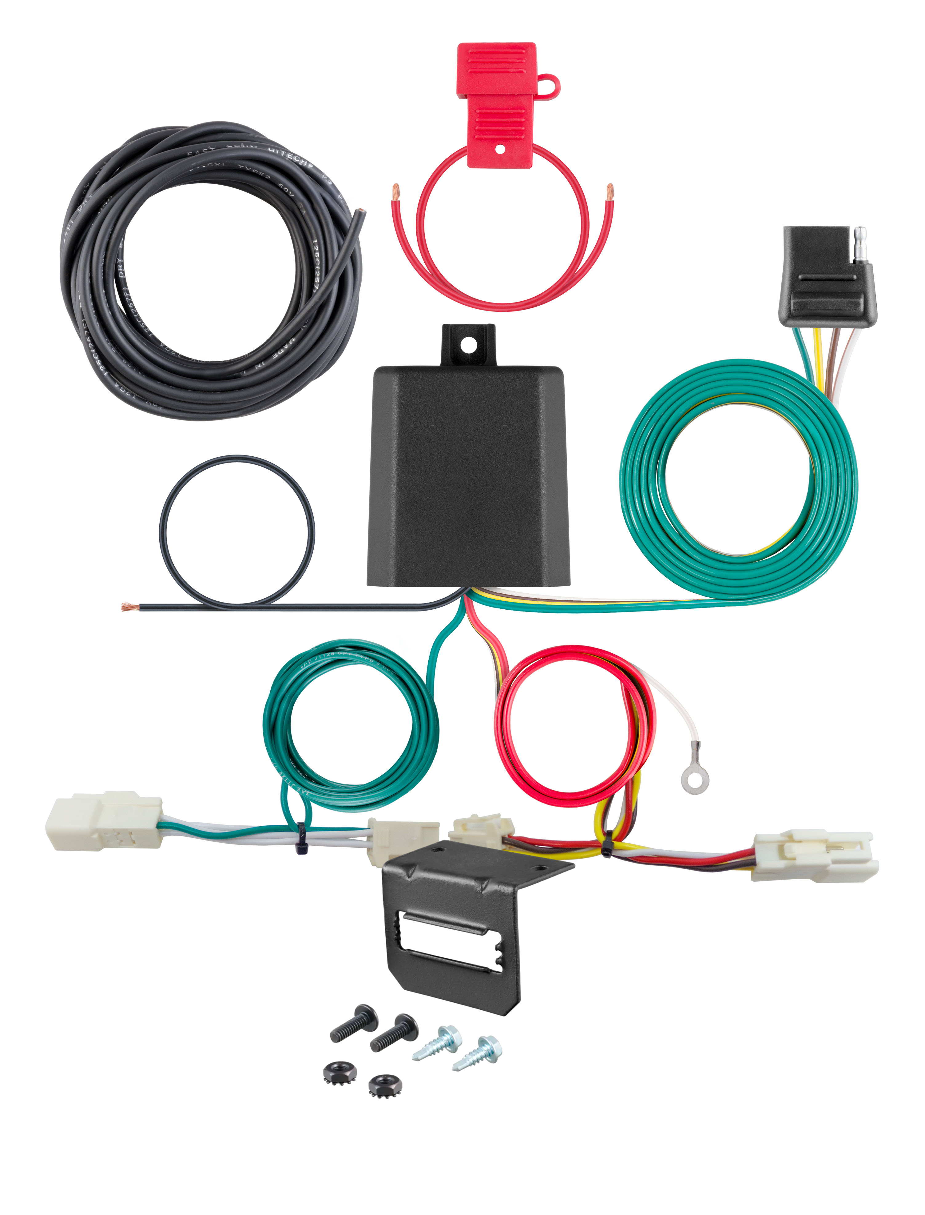 20-24 Toyota Corolla Sedan, excluding AWD CURT 4-flat Plug and Play Trailer Wiring thumbnail 0