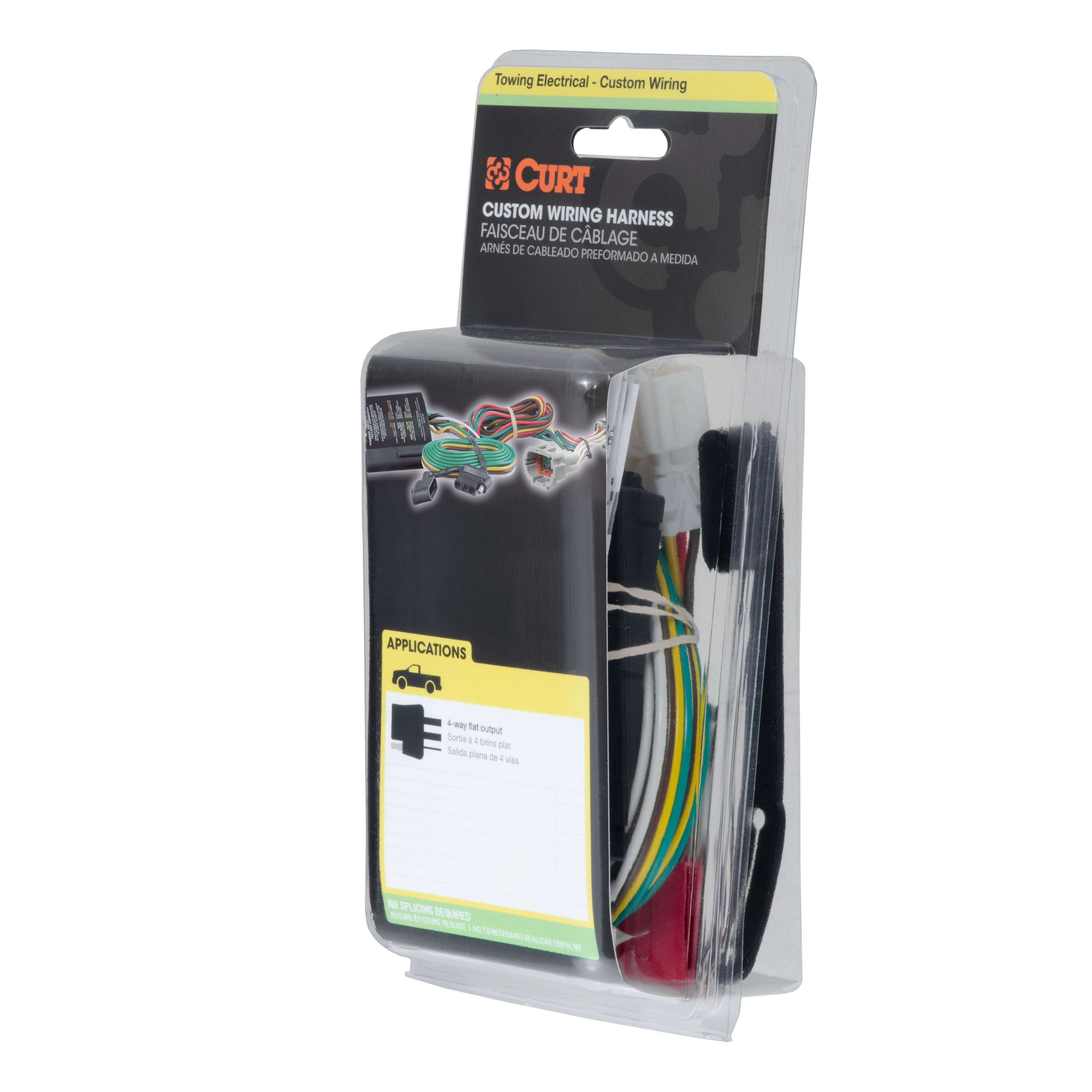 19-19 Hyundai Santa Fe XL CURT 4-flat Plug and Play Trailer Wiring thumbnail 5