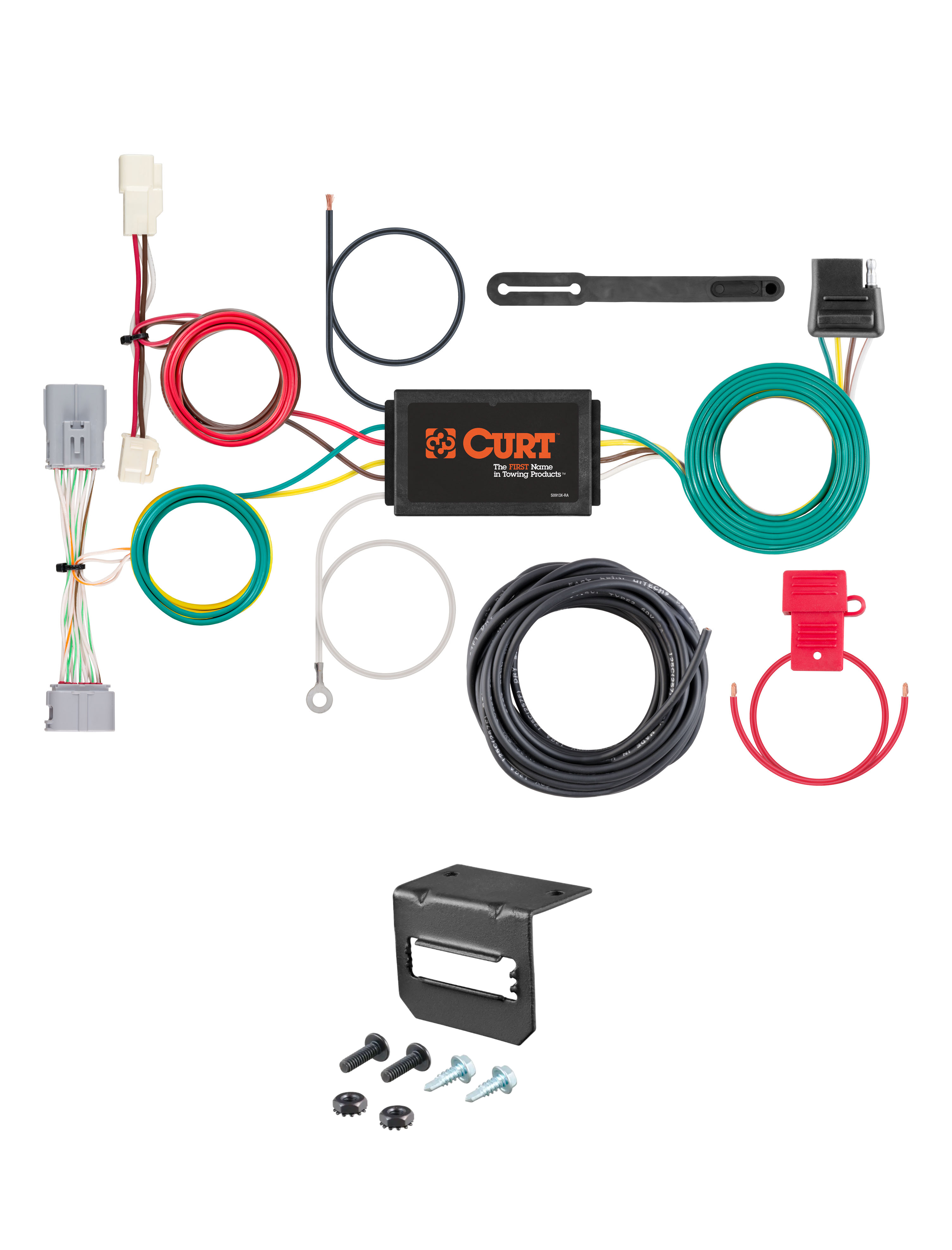 17-22 Toyota Prius Prime CURT 4-flat Plug and Play Trailer Wiring thumbnail 0
