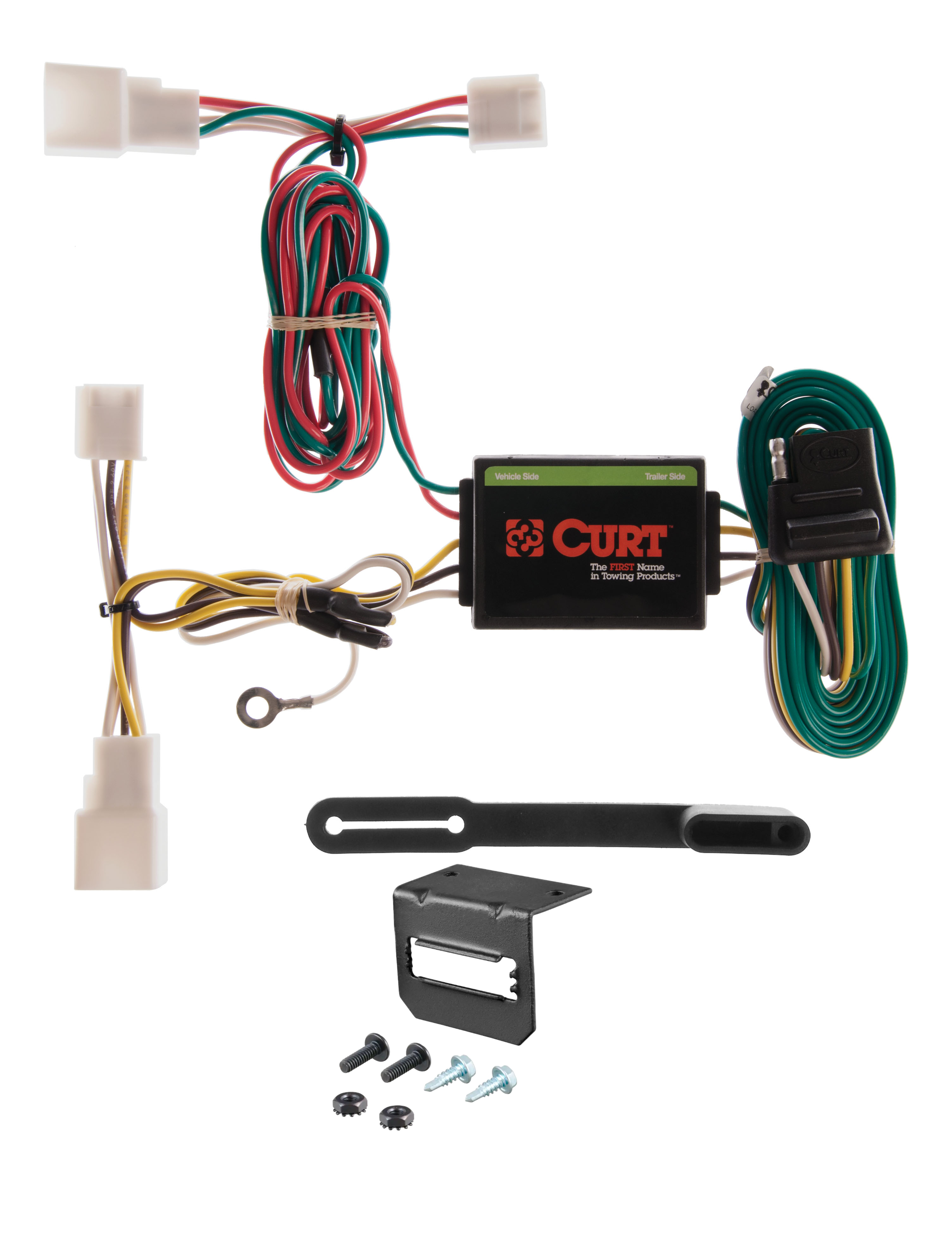 02-06 Toyota Camry CURT 4-flat Plug and Play Trailer Wiring thumbnail 0