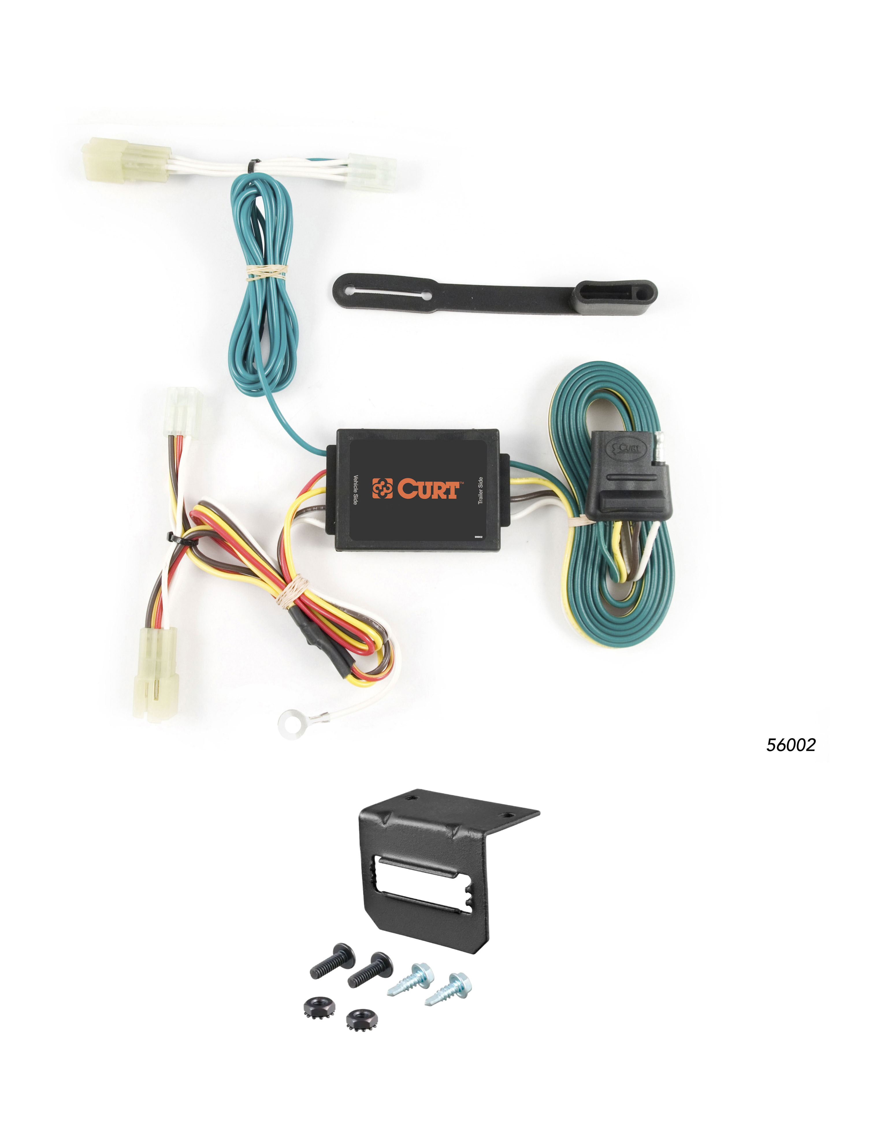 07-11 Suzuki SX4  Hatchback CURT 4-flat Plug and Play Trailer Wiring thumbnail 0