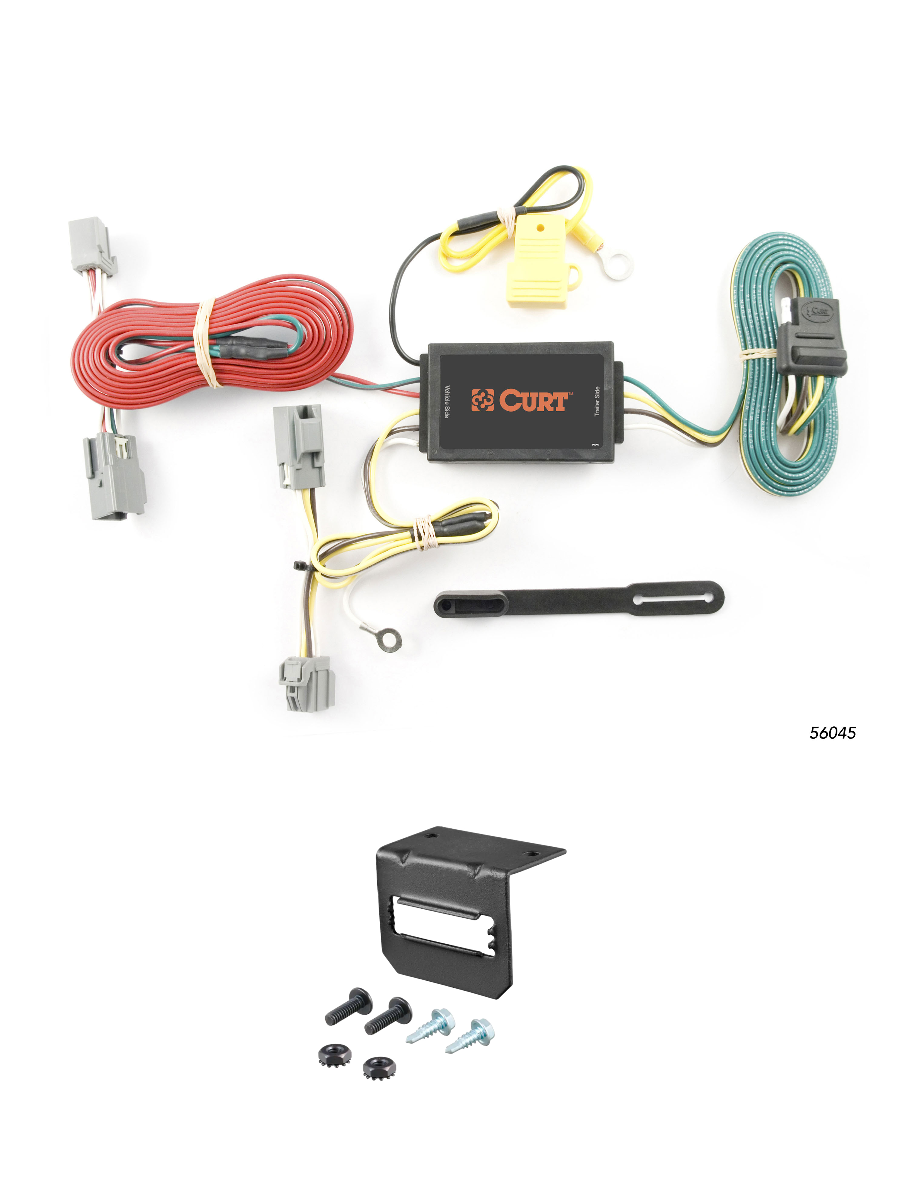 05-14 Volvo XC90 CURT 4-flat Plug and Play Trailer Wiring thumbnail 0