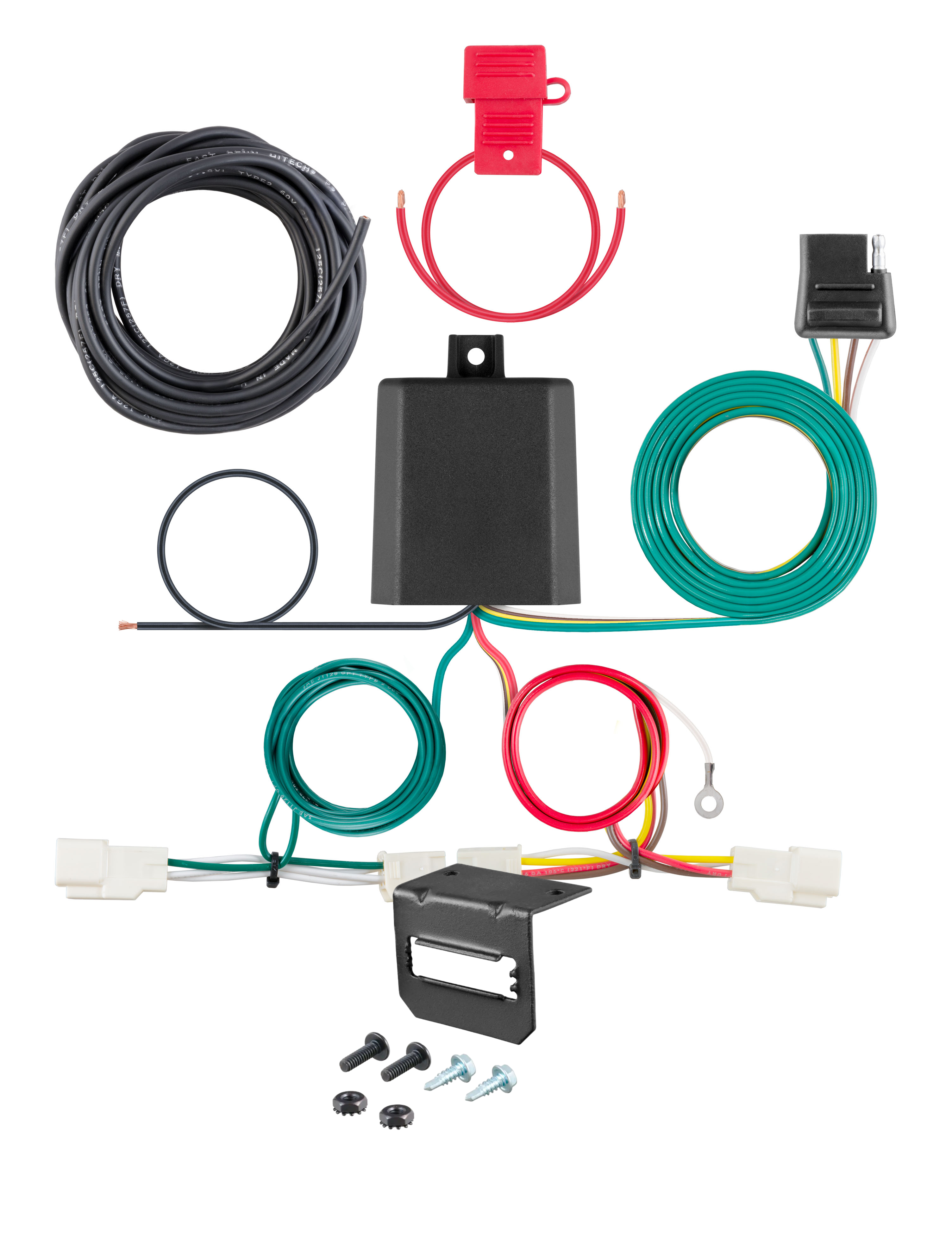 21-24 Toyota RAV4 Prime CURT 4-flat Plug and Play Trailer Wiring thumbnail 0
